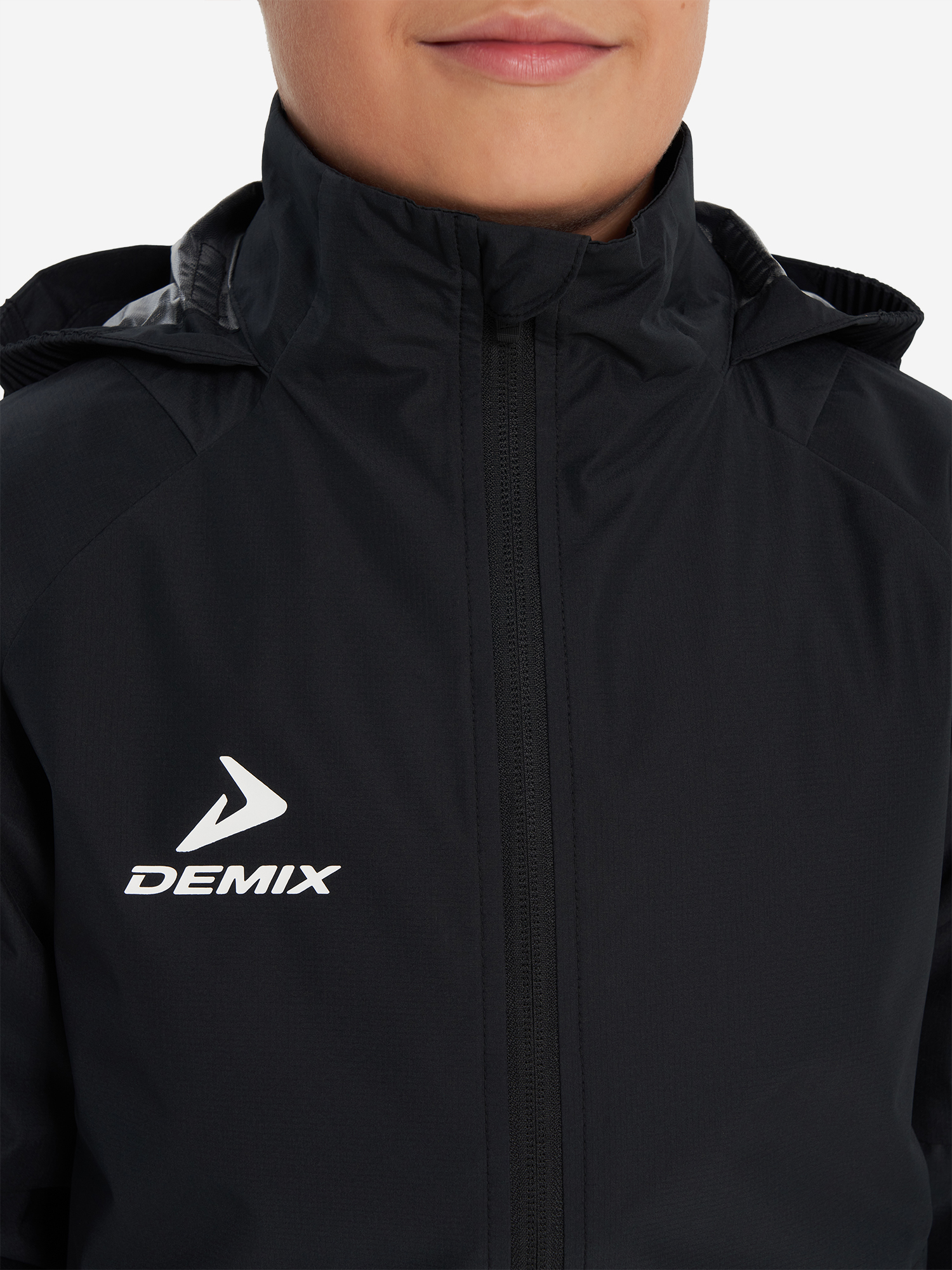 фото Ветровка для мальчиков demix midfielder, черный