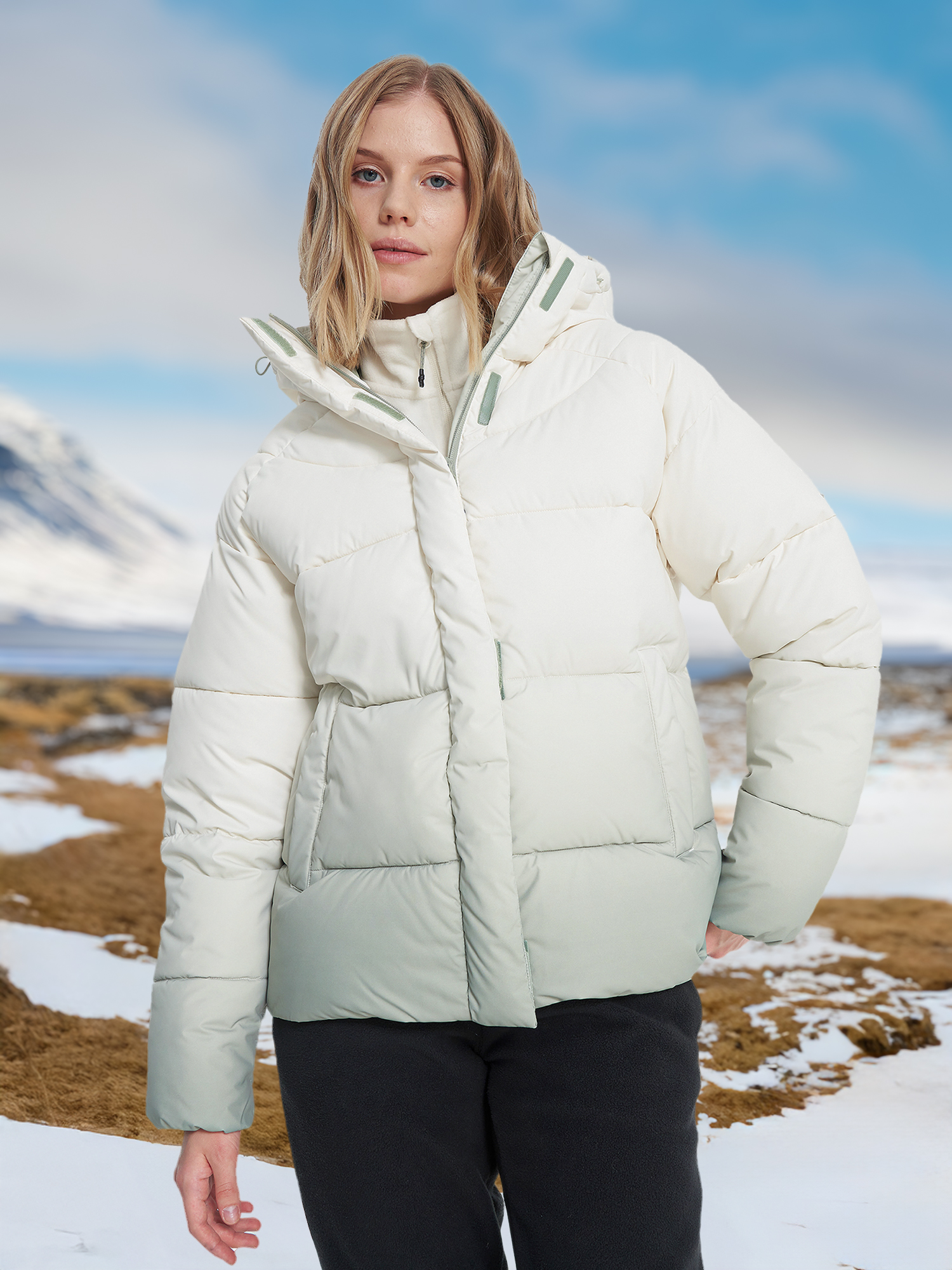 Пуховик женский Northland Белый 8999₽