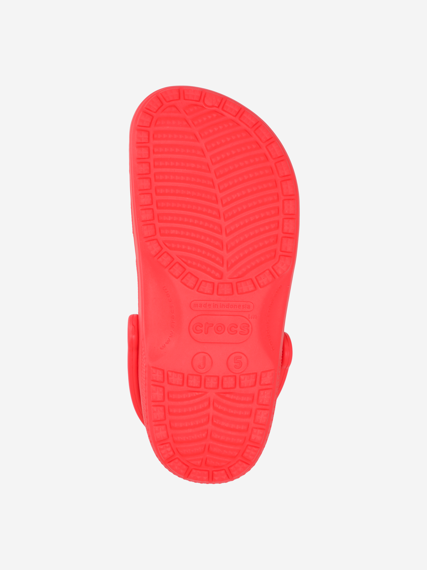 фото Сабо детские crocs classic clog, красный