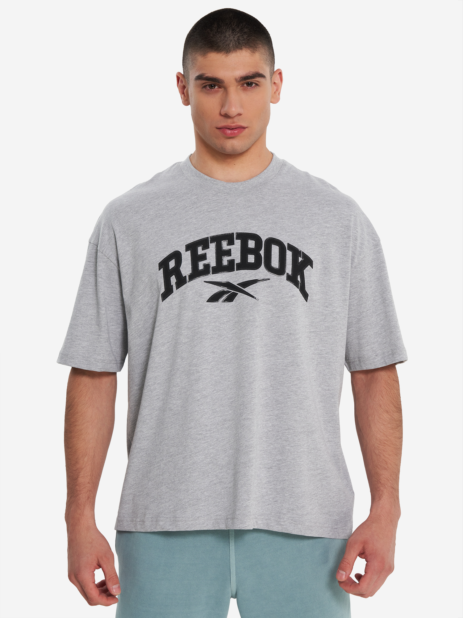 фото Футболка мужская reebok paul, серый