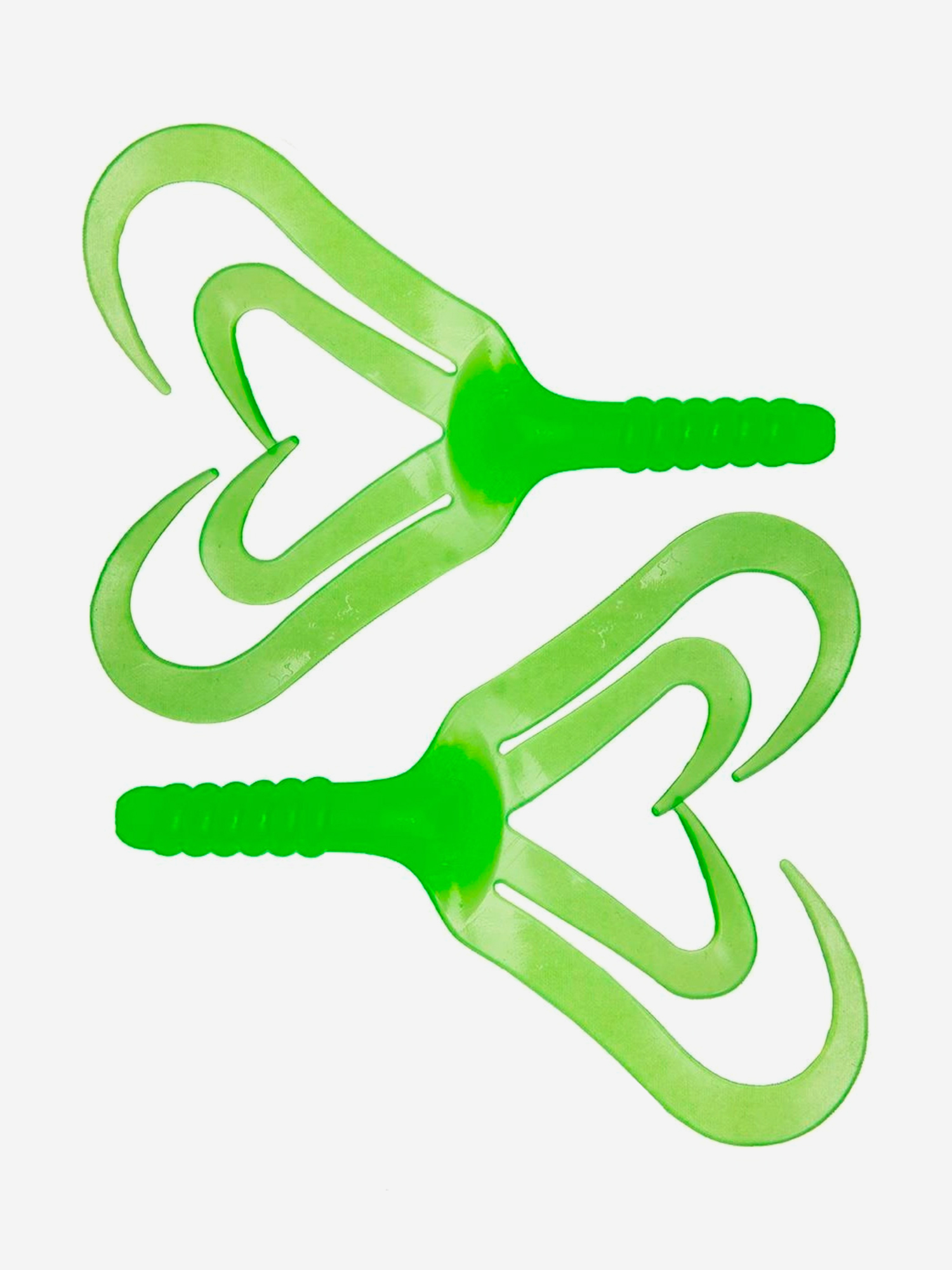 Изображение товара Мягкая приманка Helios Credo Four Tail, 3,35'' / 8,5 см, Electric green, 30 шт (HS-20-007-N-30)