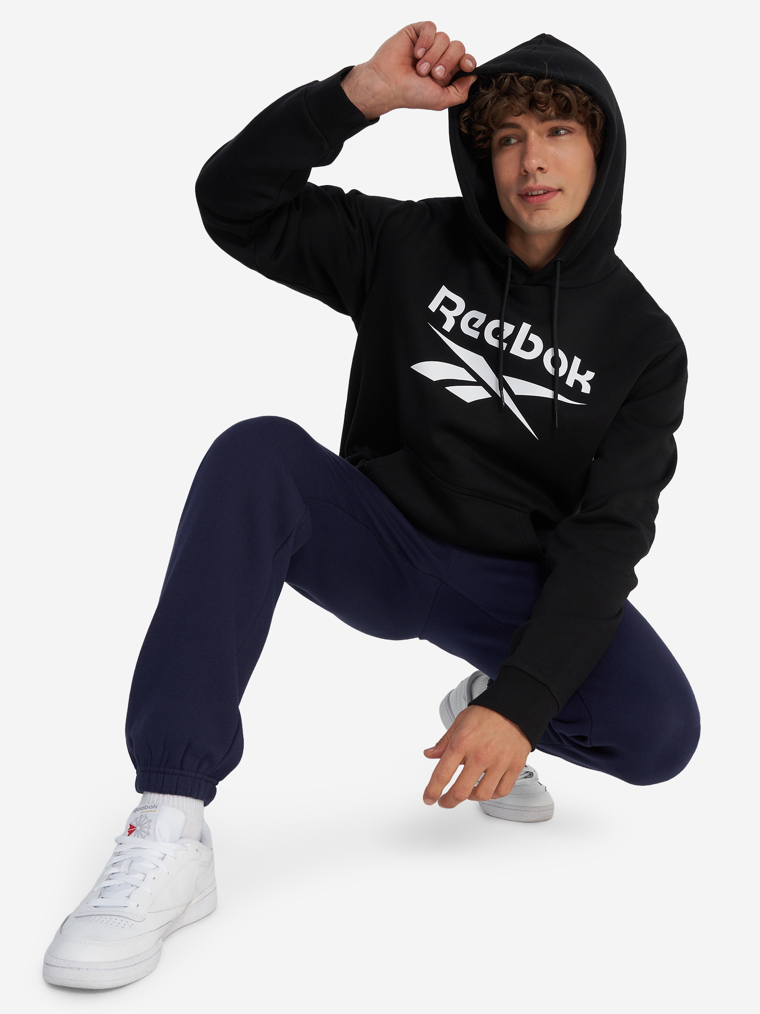 Худи мужское Reebok Victor, Черный 4