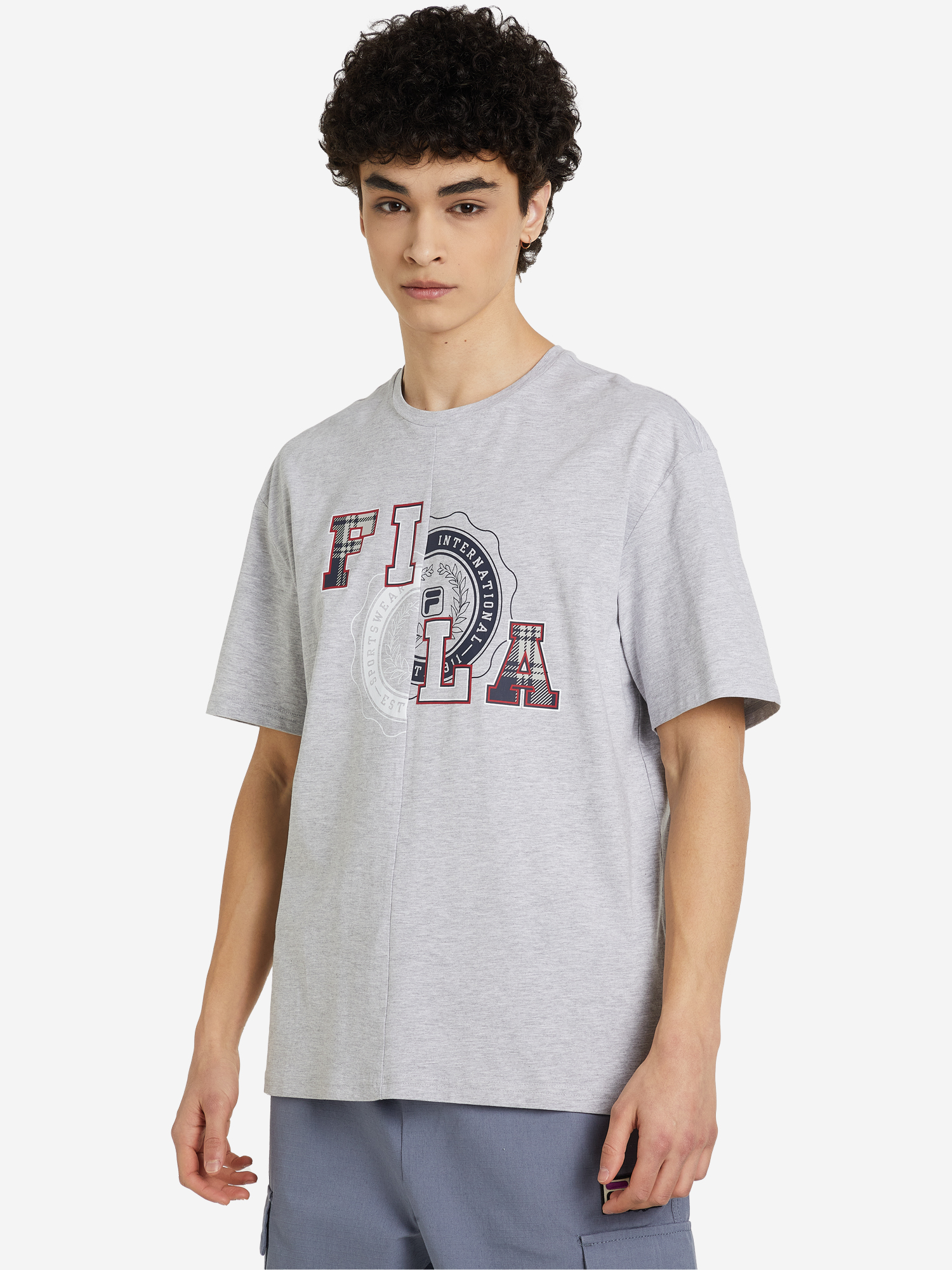 

Футболка мужская FILA College, Серый