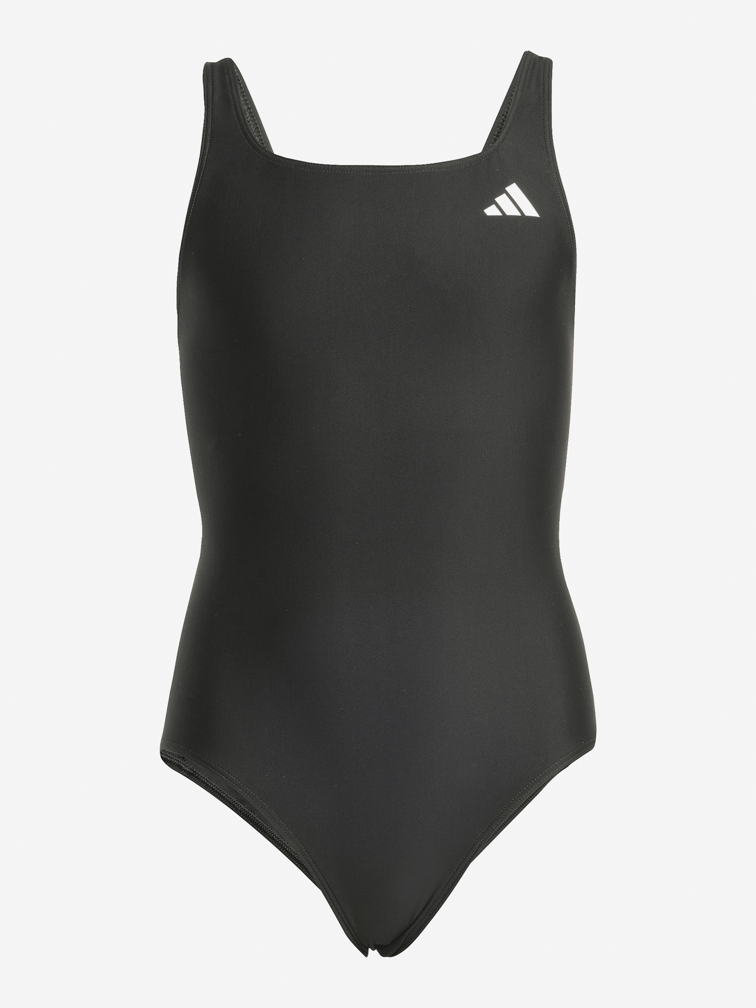 Слитный купальник Adidas для девочек, черный, арт. JM8223A01