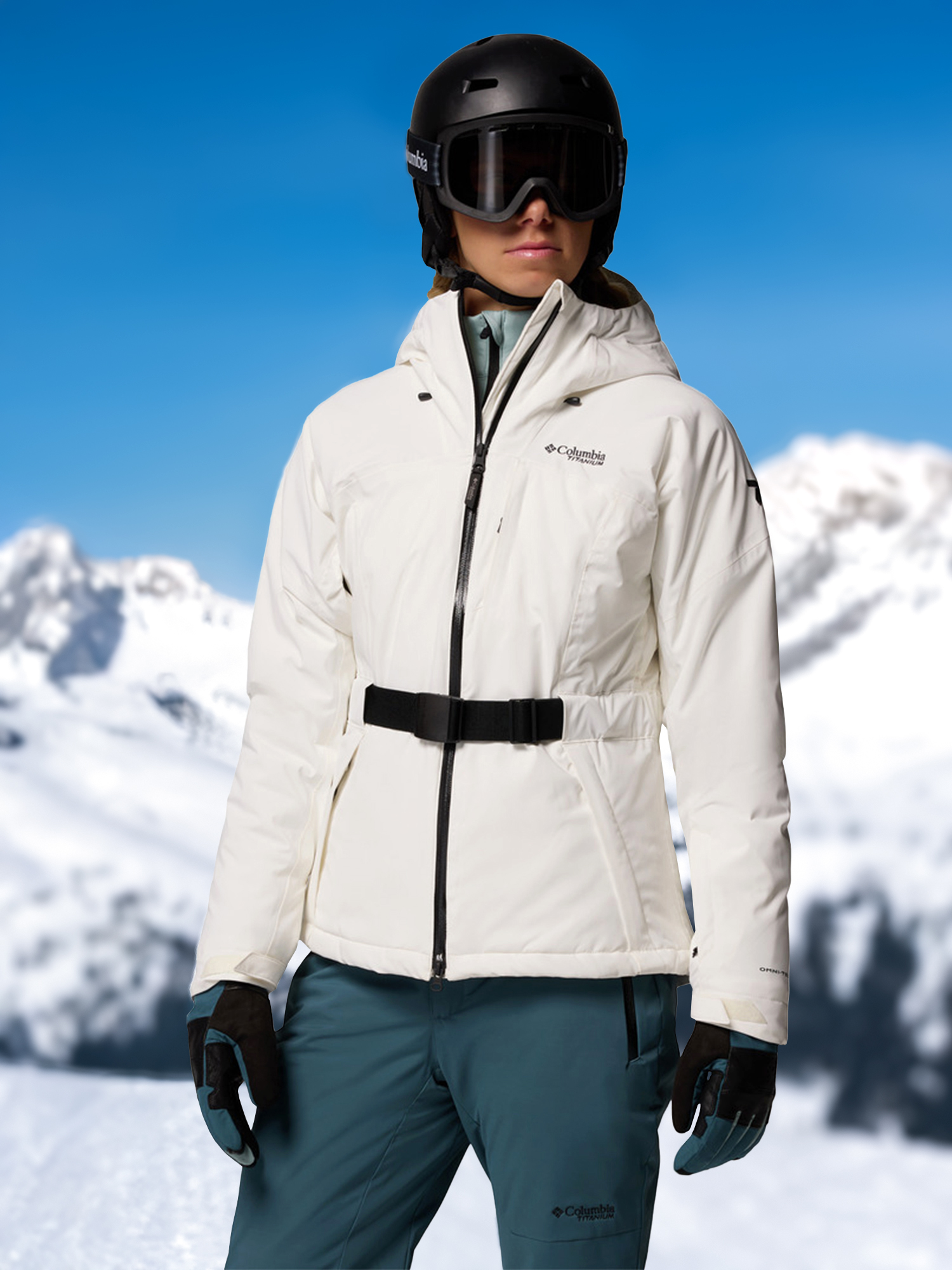 Пуховик Columbia Cirque Bowl, белый, арт. 23440