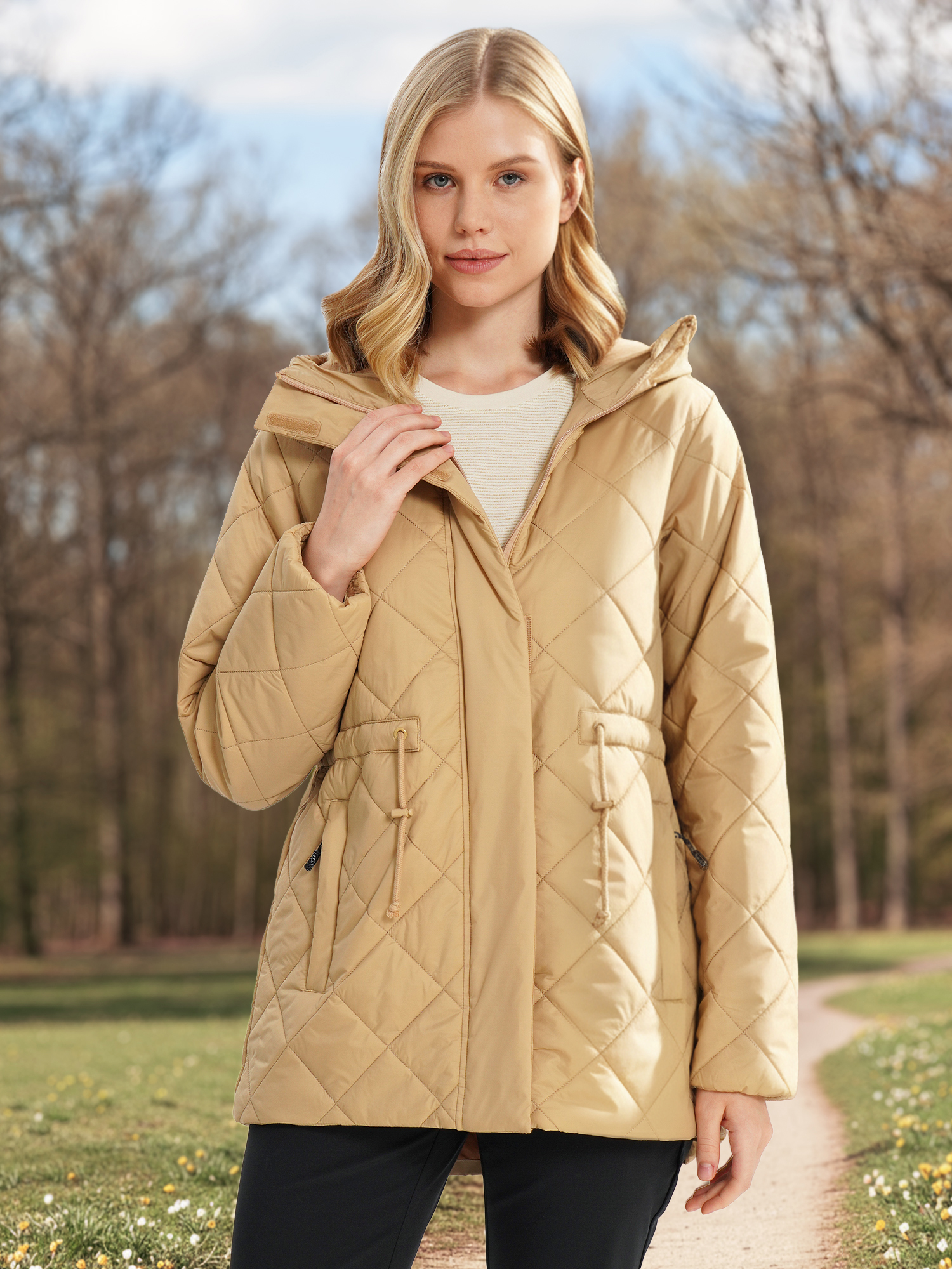 Изображение товара Женская утепленная куртка Northland для зимних путешествий в кофейном цвете Изображение товара Женская утепленная куртка Northland для зимних путешествий в кофейном цвете