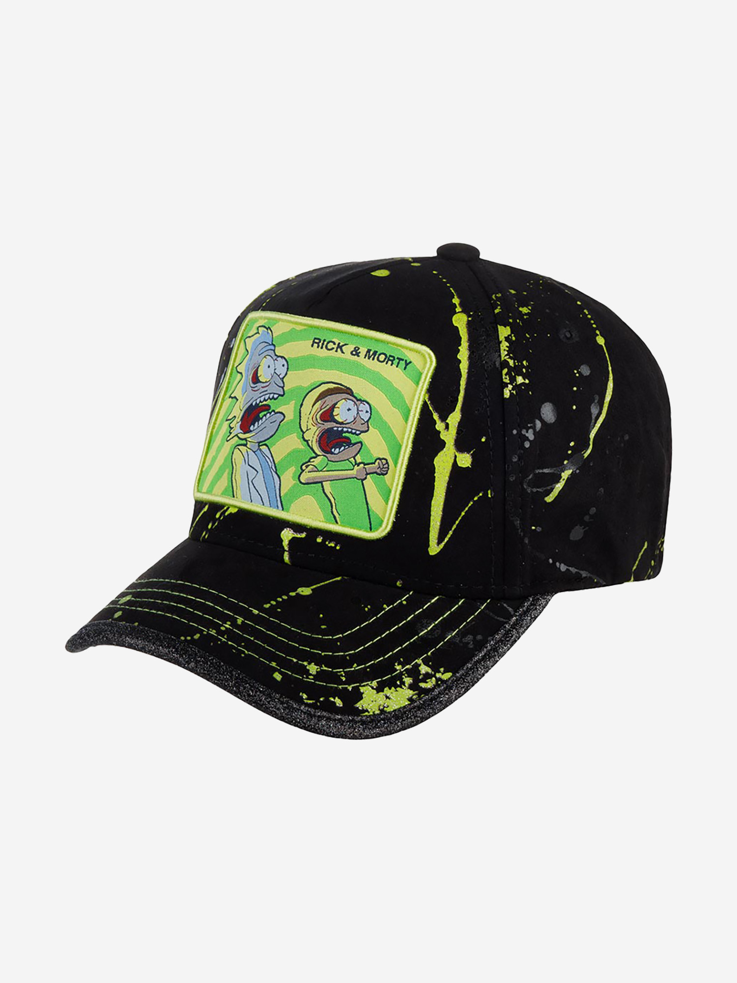 

Бейсболка CAPSLAB CL/REM/TAG/1/RIC Rick and Morty Street (черный), Черный