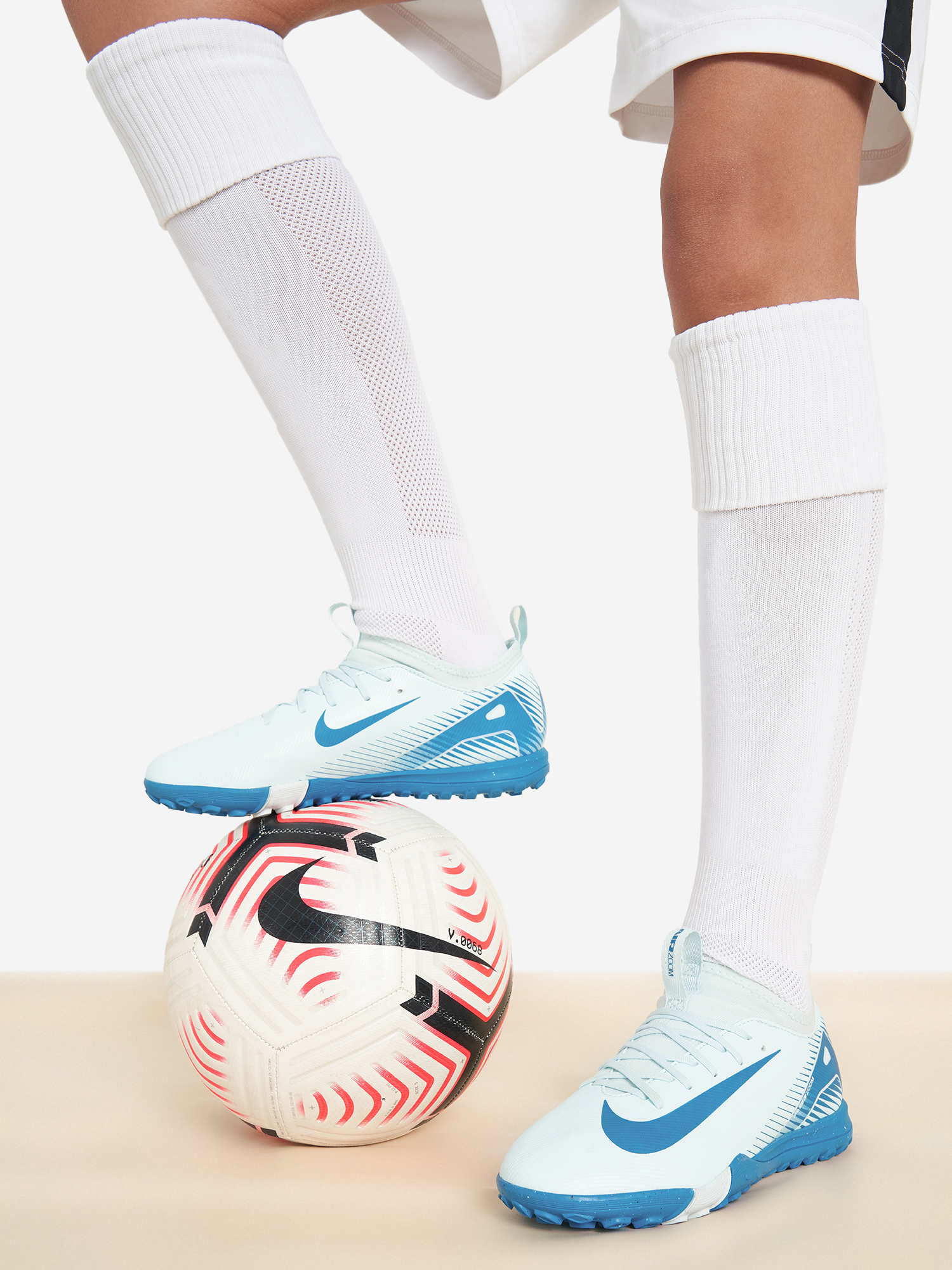 

Бутсы для мальчиков Nike Jr Zoom Vapor 16 Academy Tf, Голубой