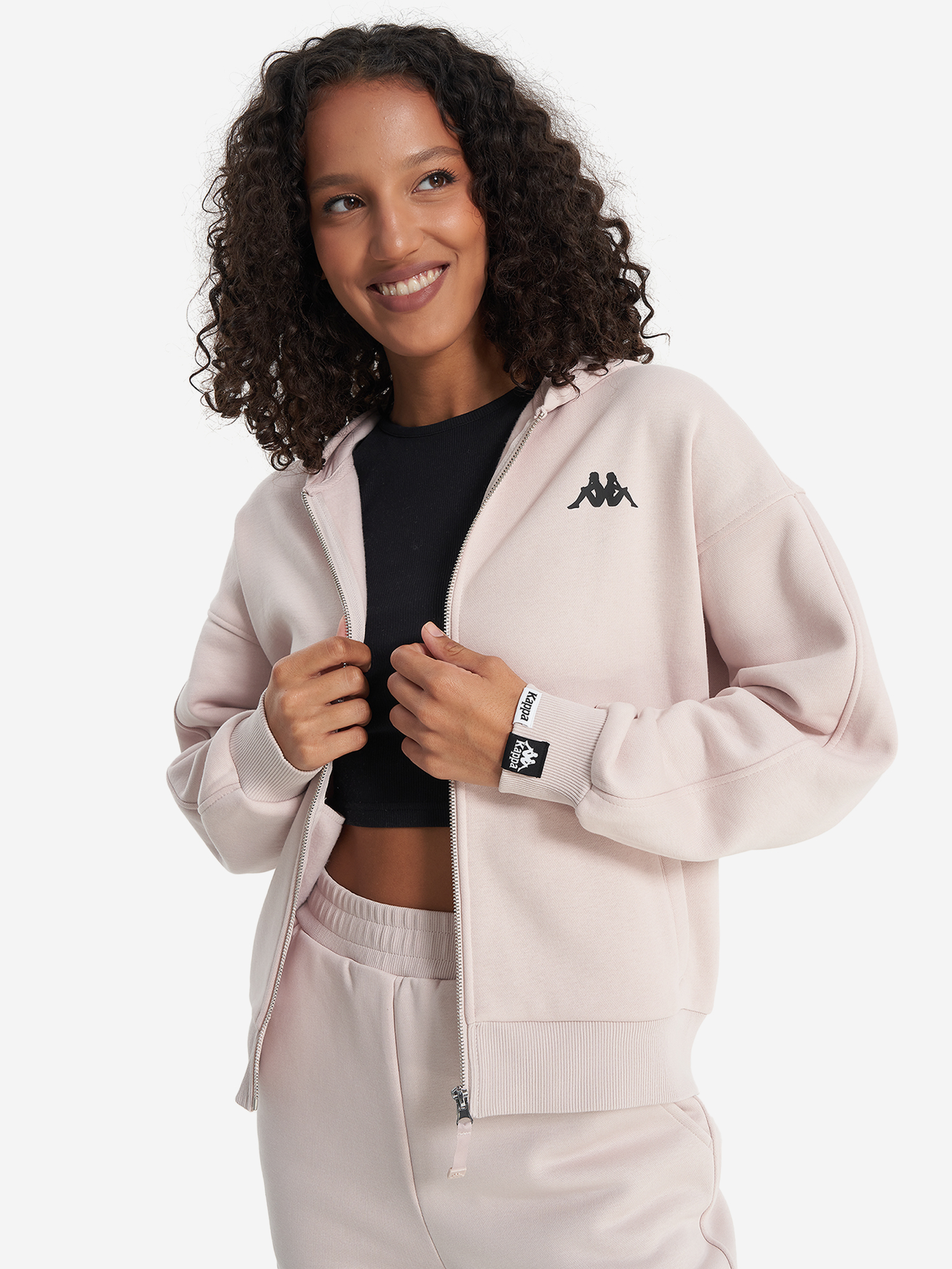 Толстовка женская Kappa, розовый, арт. 137491kap-80