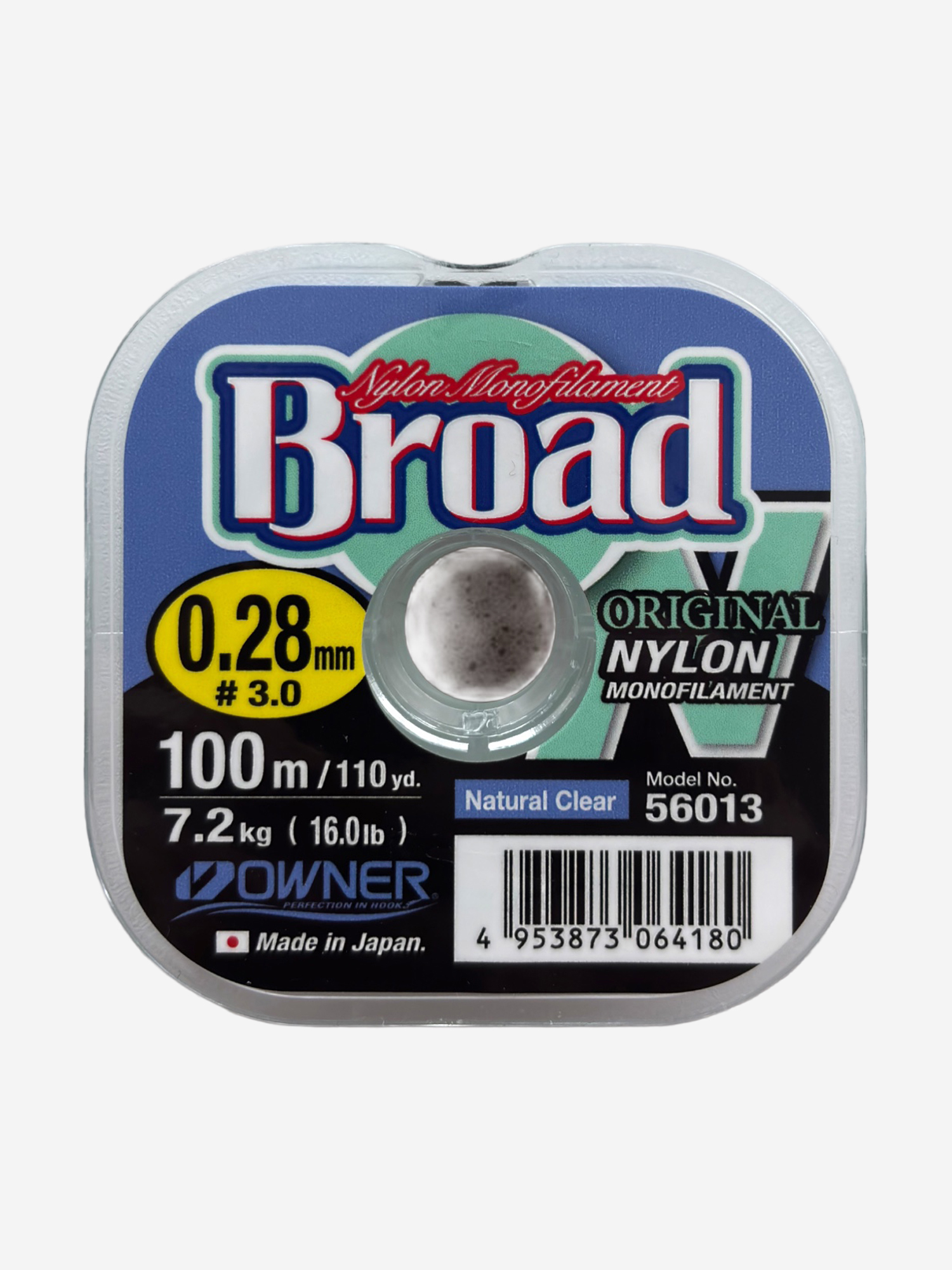 Изображение товара Леска Owner Broad 100 м 0,28 мм 7,2 кг, Прозрачный Изображение товара Леска Owner Broad 100 м 0,28 мм 7,2 кг, Прозрачный