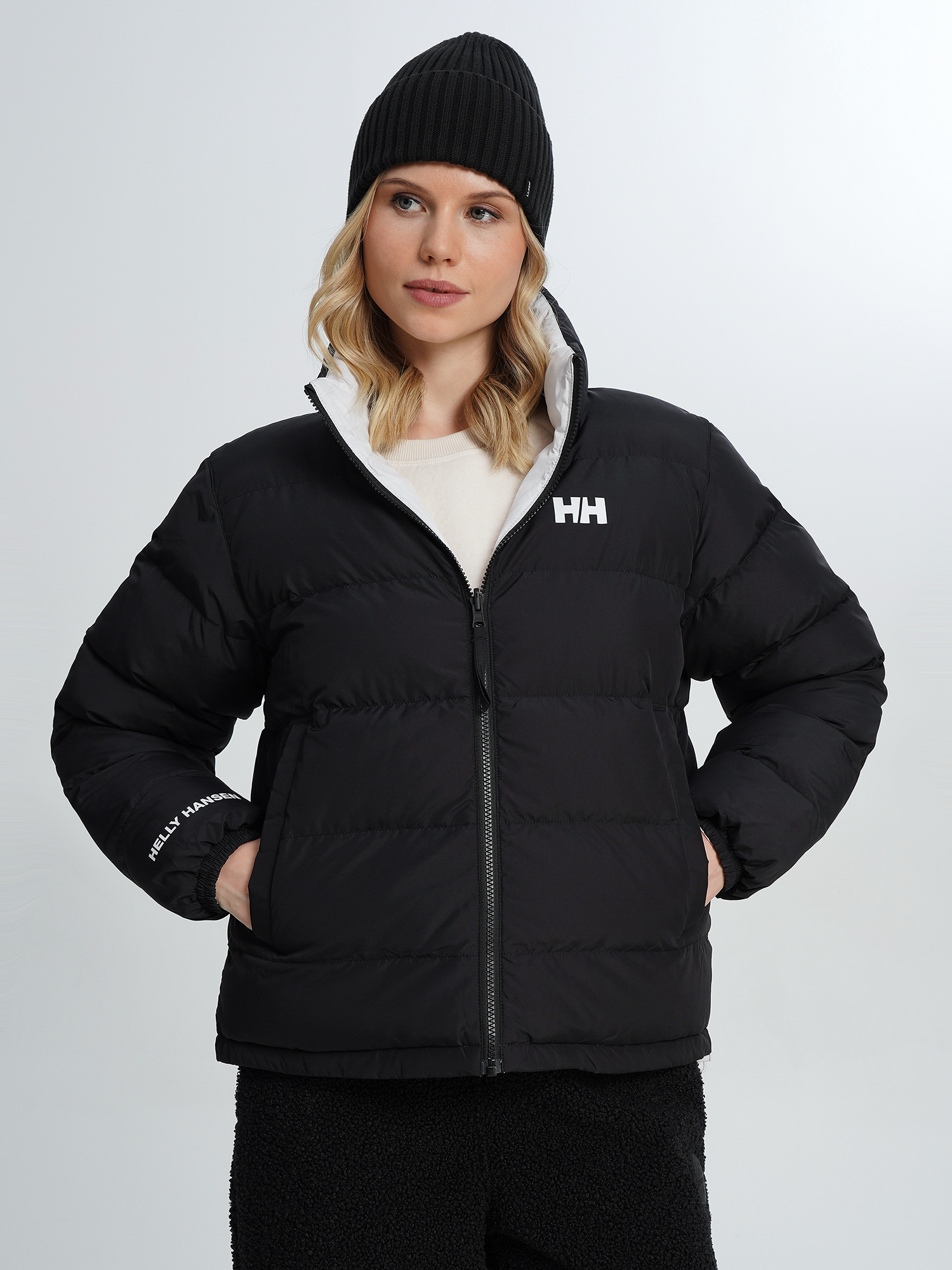 Куртка утепленная двусторонняя женская Helly Hansen Reversible, Черный