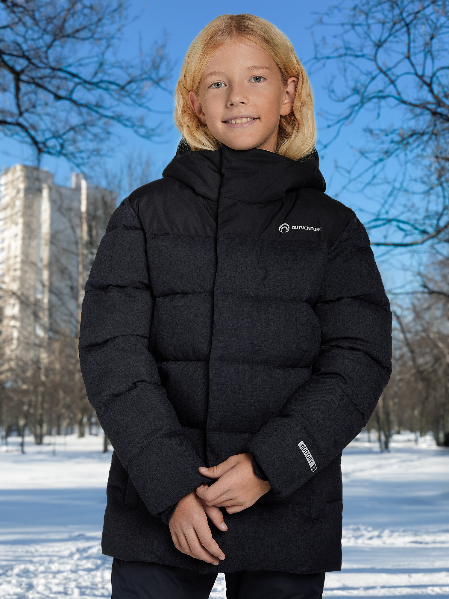 Пуховик для мальчиков Outventure, Синий