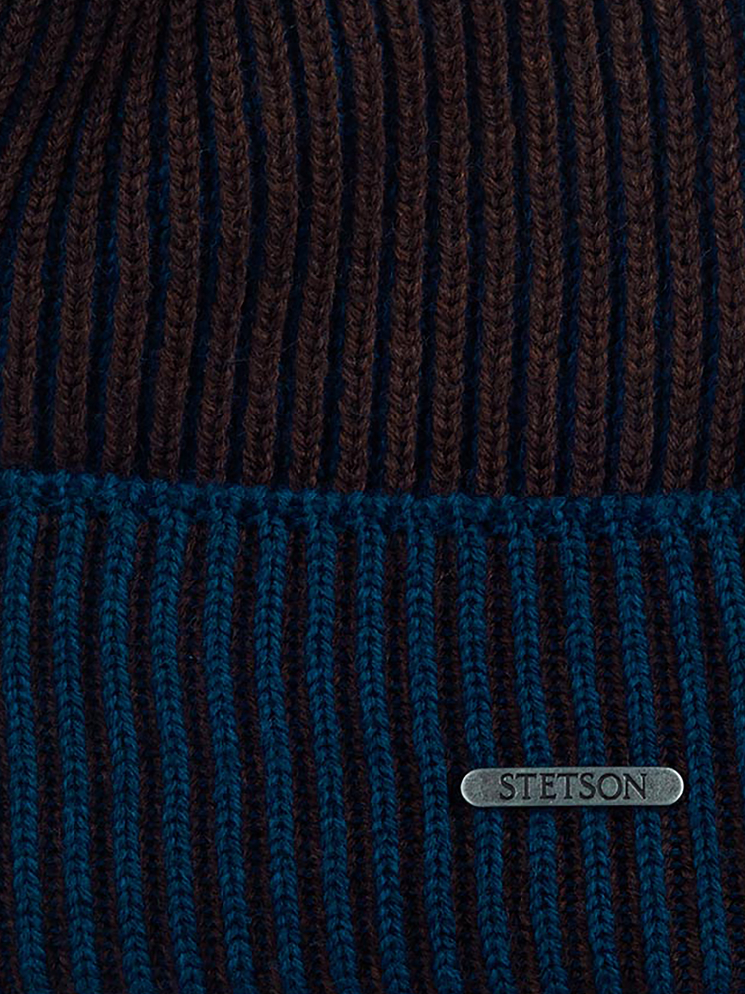 Шапка с отворотом STETSON 8599365 BEANIE MERINO WOOL (коричневый), Коричневый 02-586XDOXS9Z-92, размер Без размера - фото 4