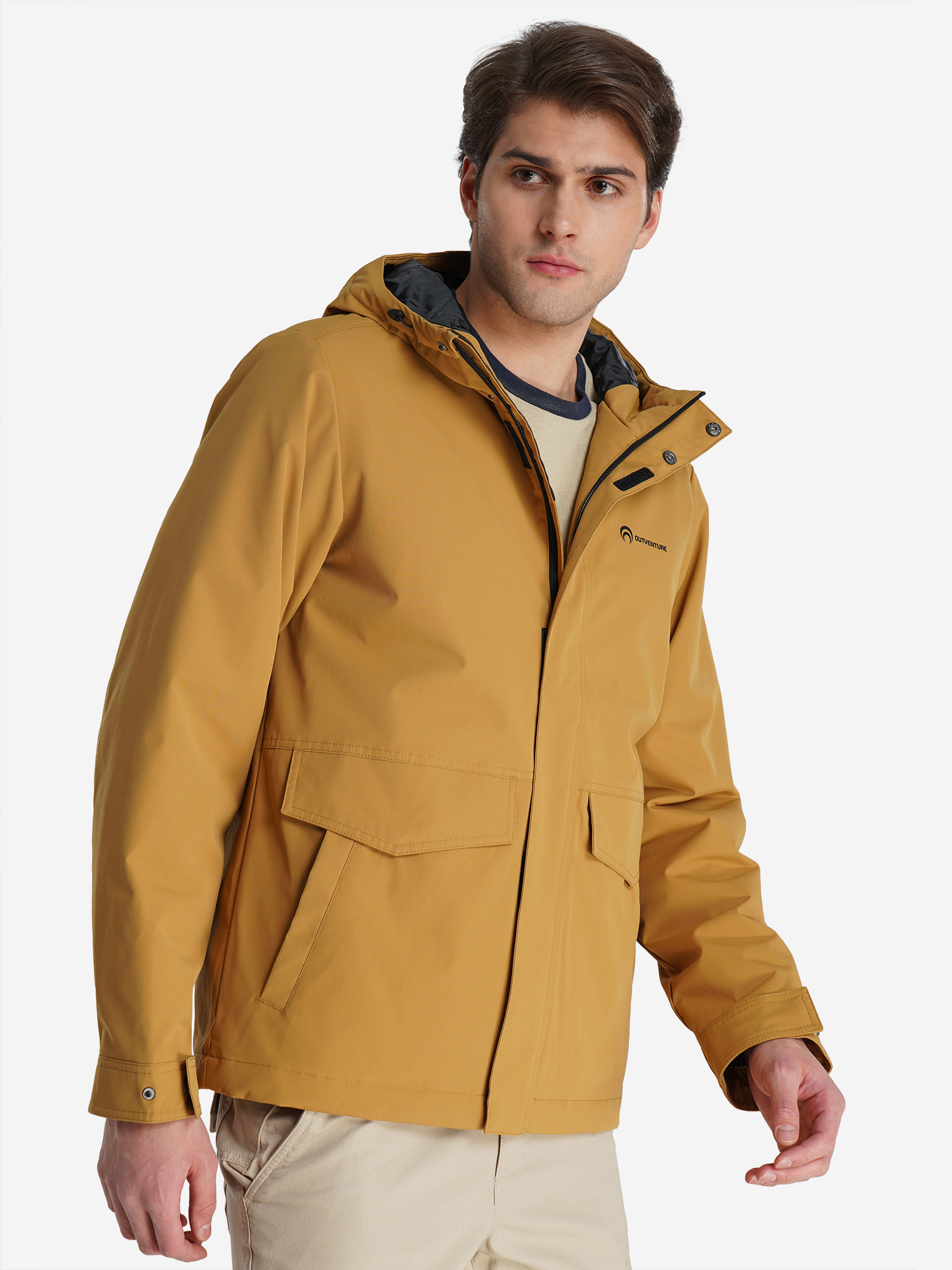 Куртка утепленная Outventure, коричневый, арт. 35386