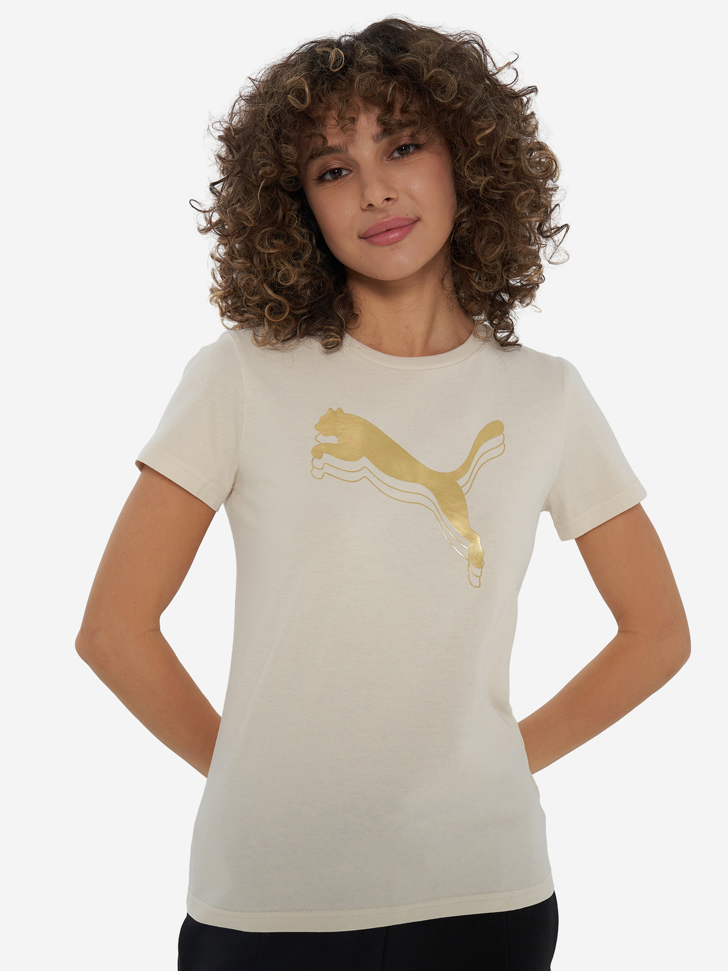 Женская футболка PUMA, бежевый, арт. 35279