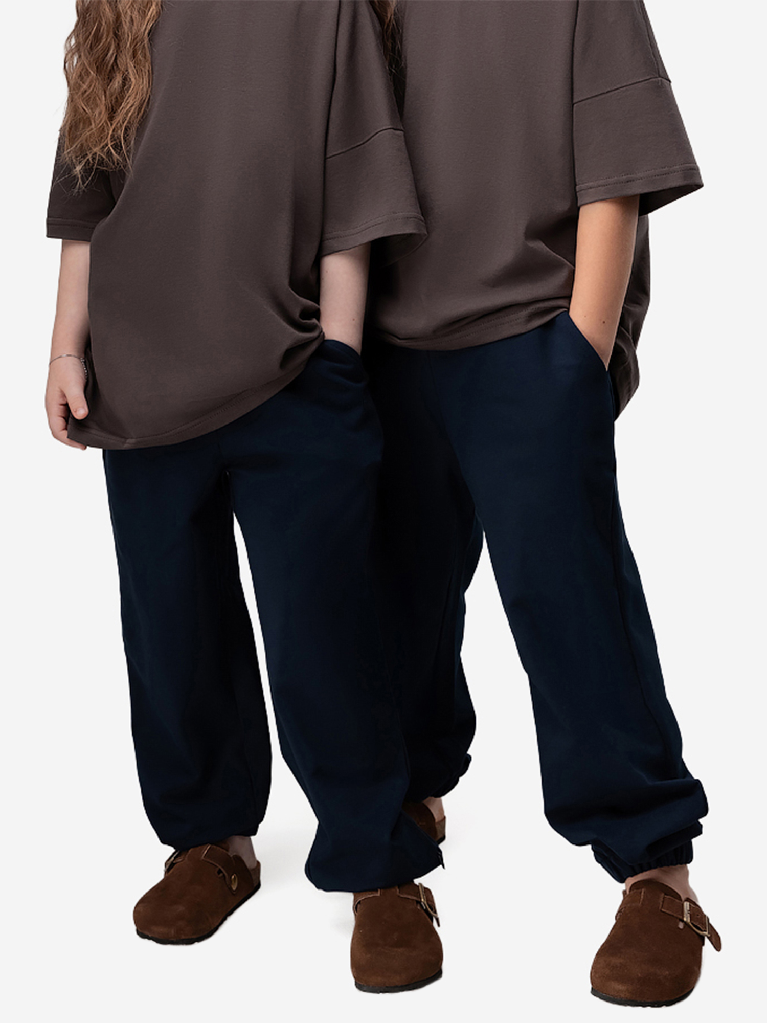 Изображение товара Детские спортивные брюки bodo темно-синий для зимы и демисезона