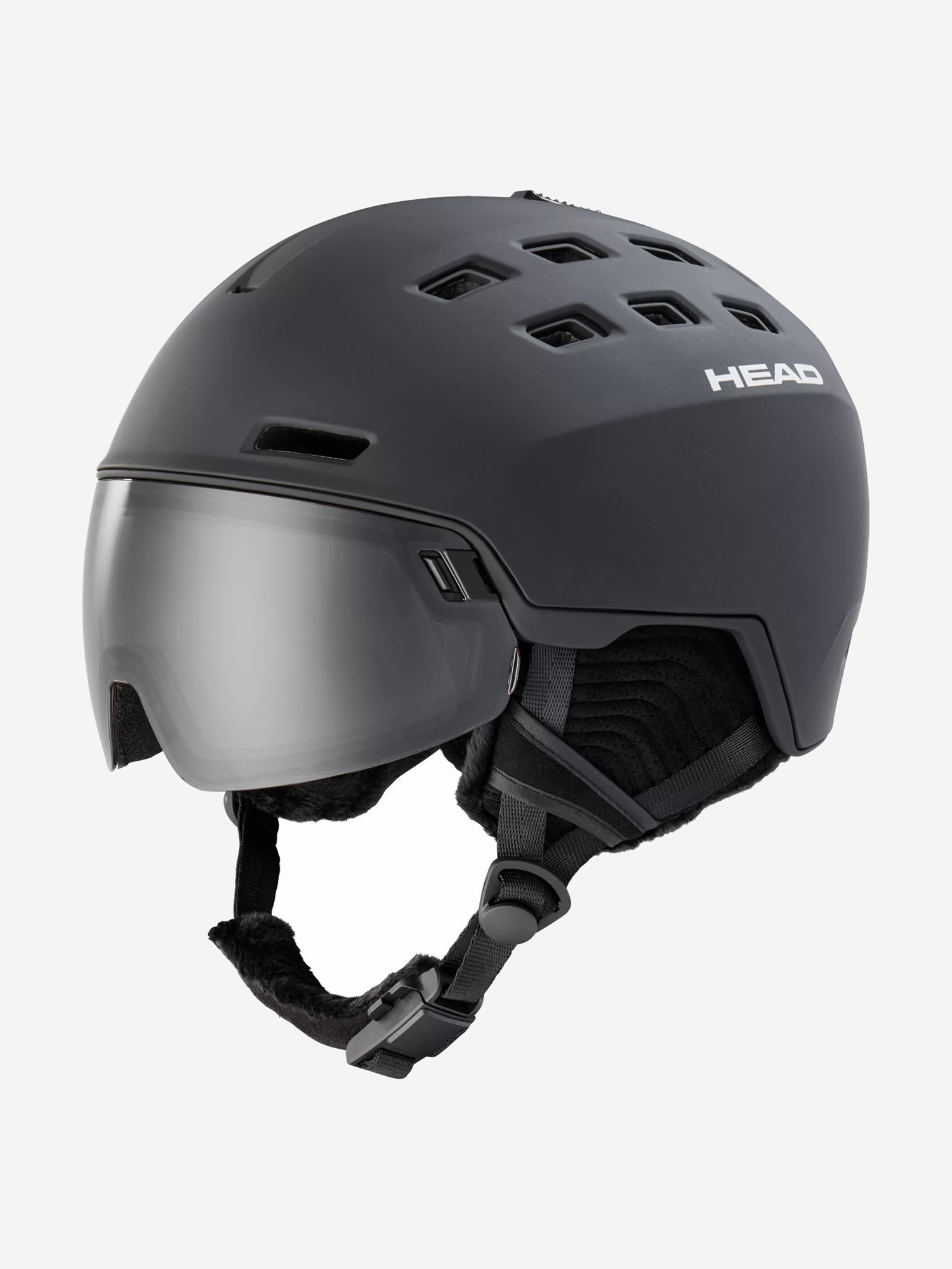 

Горнолыжный шлем с визором Head Radar 5K black + SL (с доп. визором), Черный