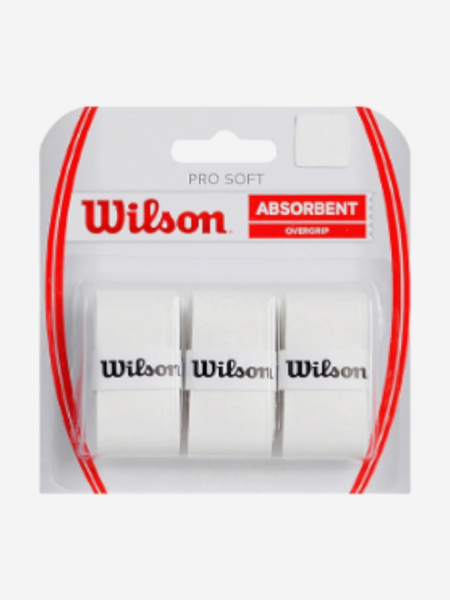 

Намотка верхняя Wilson PRO Soft Absorbent 3Р Белый, Белый