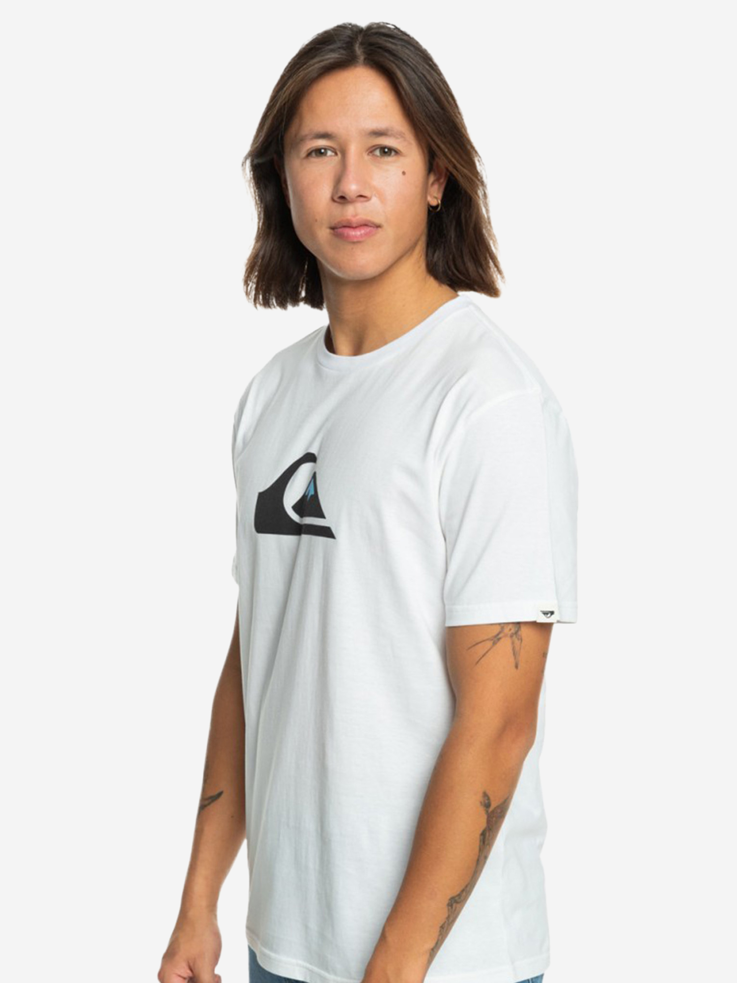 Футболка мужская QUIKSILVER Comp Logo, Белый EQYZT07658NKMGQ02-WBB0, размер 48 - фото 2