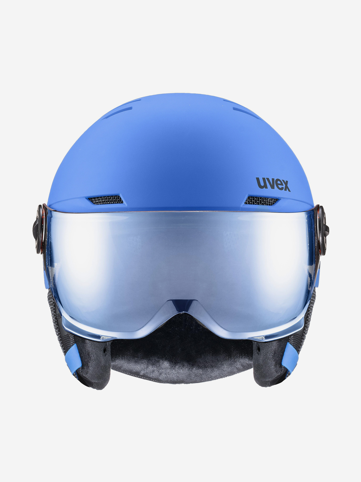 фото Шлем детский uvex rocket visor, синий