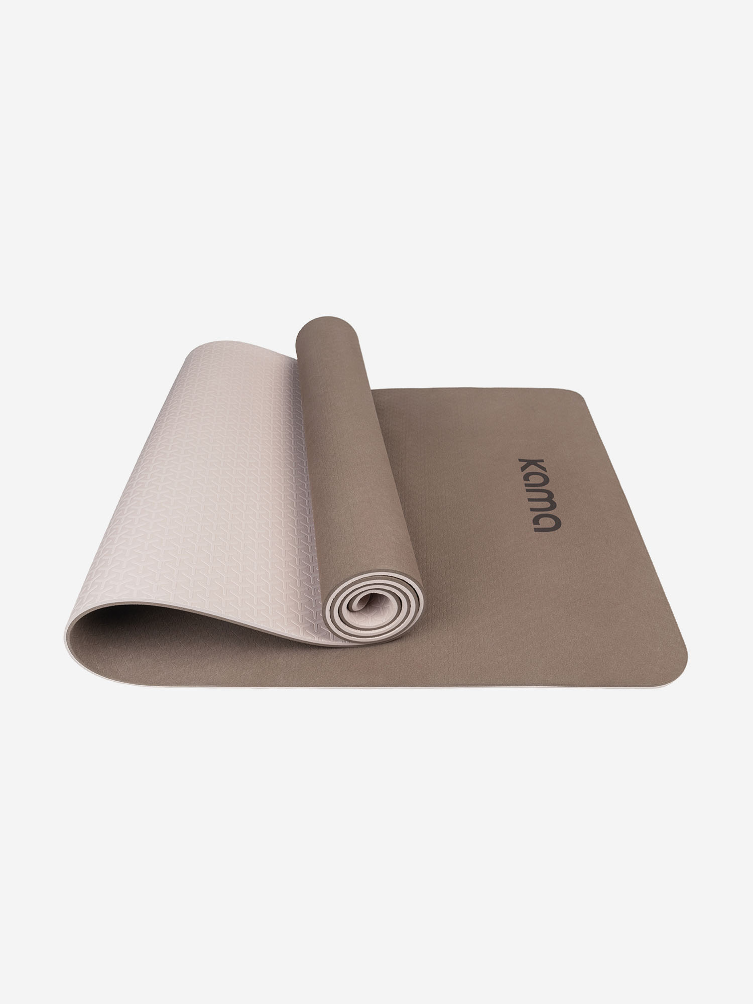 

Коврик для йоги и фитнеса Kama, TPE, Коричневый