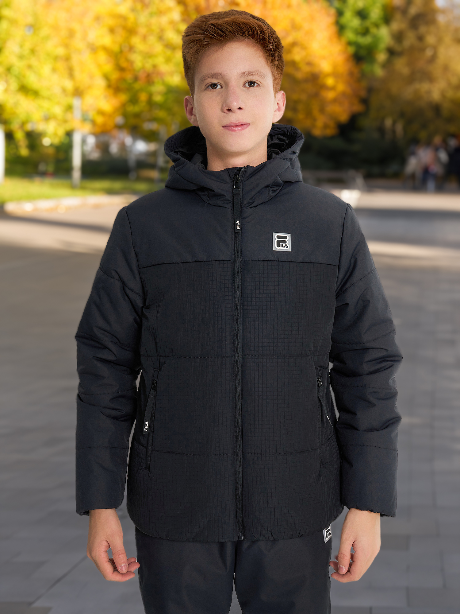 

Куртка утепленная для мальчиков FILA, Черный