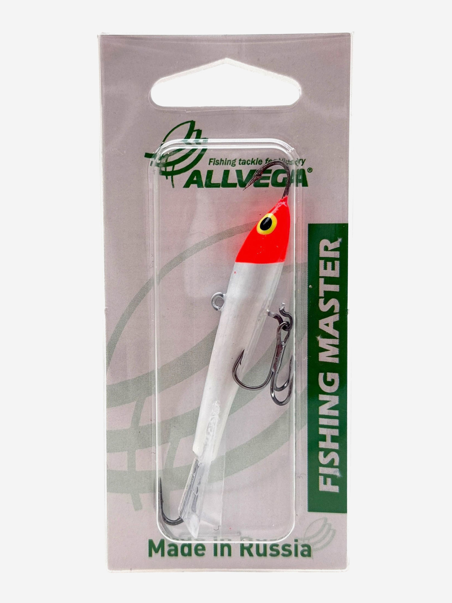

Приманка балансир ALLVEGA 26 гр / 70 мм, цвет С3, Белый