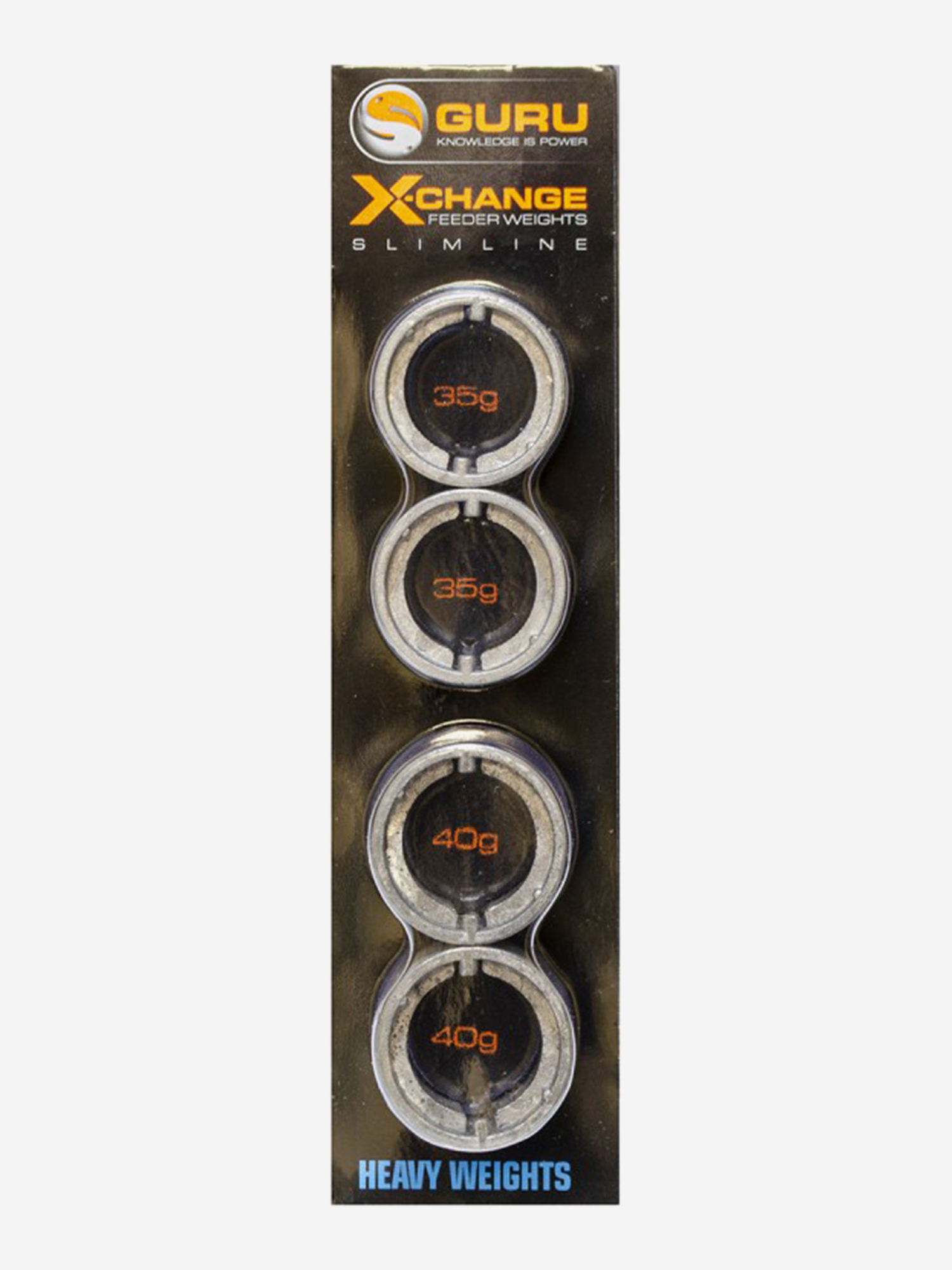 Изображение товара Сменные грузы GURU Slimline X-Change Heavy для фидерной рыбалки Изображение товара Сменные грузы GURU Slimline X-Change Heavy для фидерной рыбалки