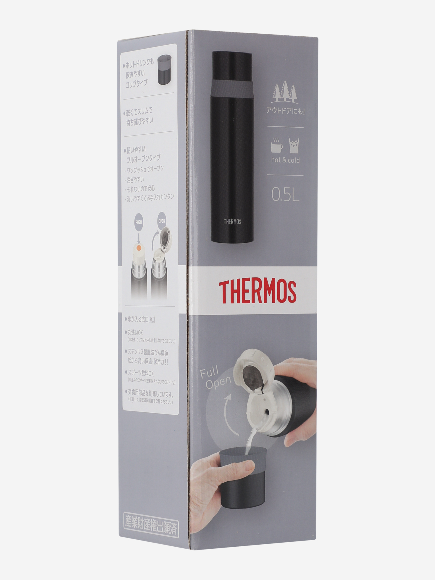 фото Термос thermos ffm-502 stb, 0.5 л, черный