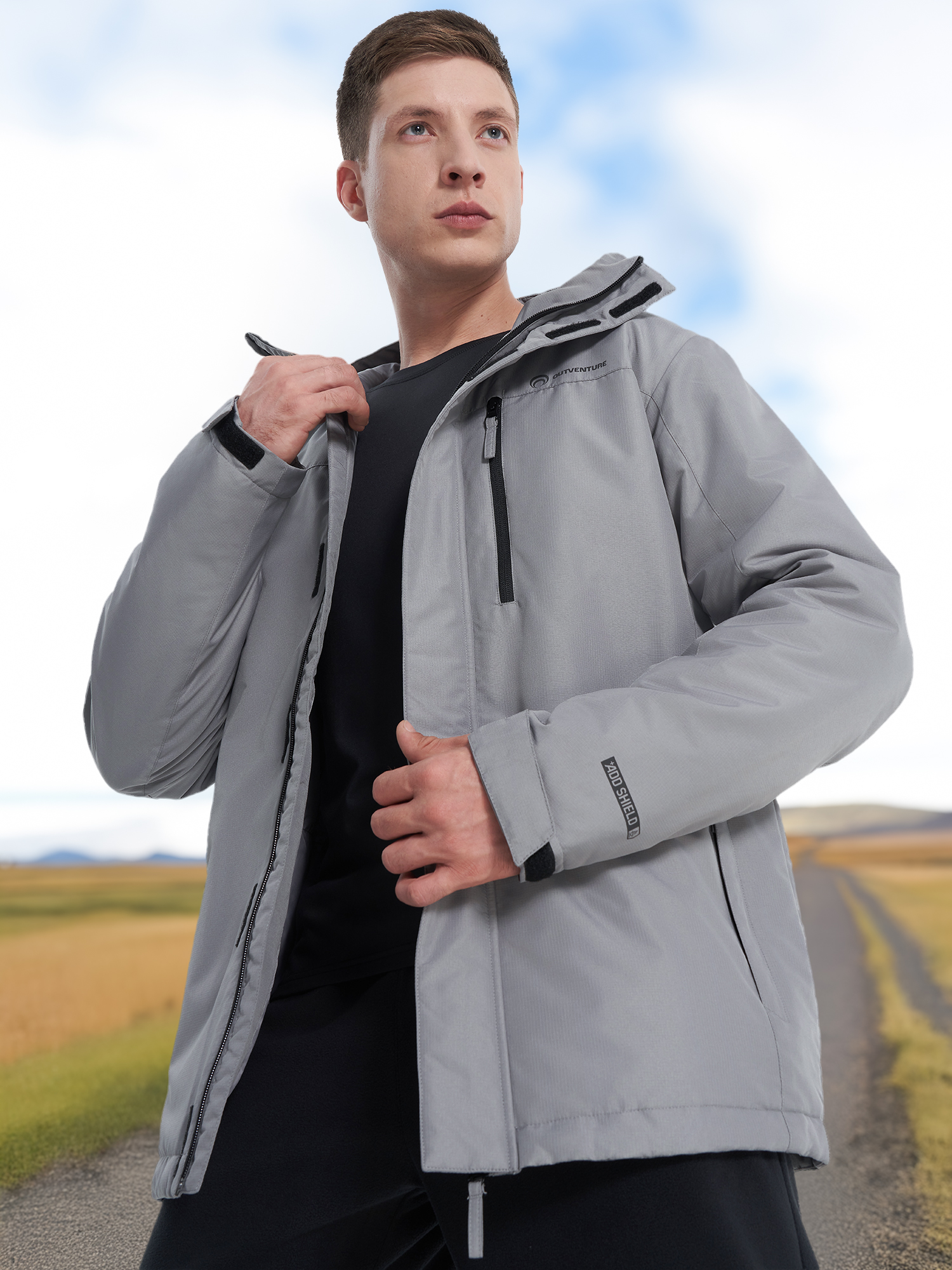 

Куртка утепленная мужская Outventure, Серый