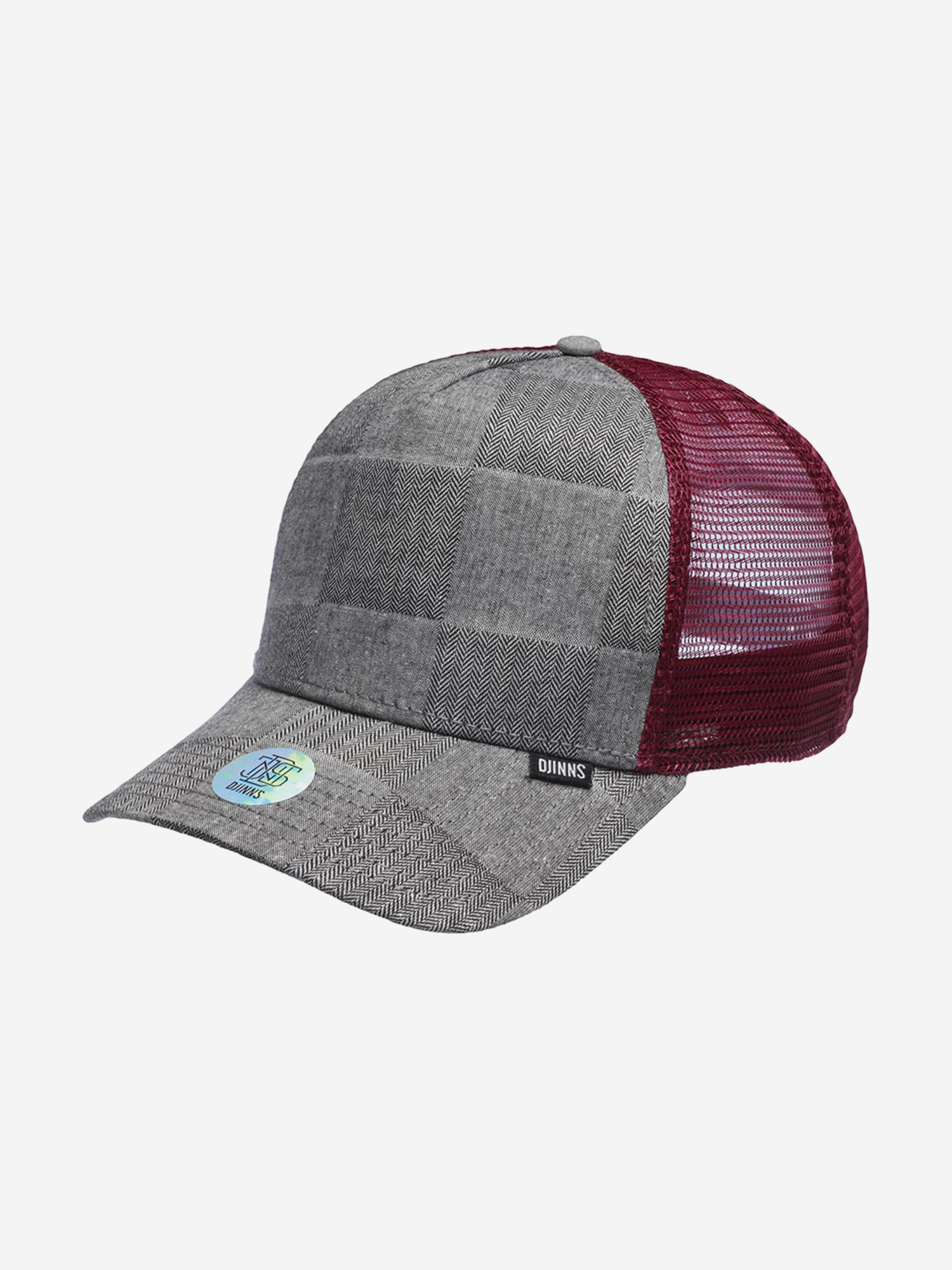 Изображение товара Бейсболка с сеточкой DJINNS HFT Checkfish унисекс спортивная всесезонная