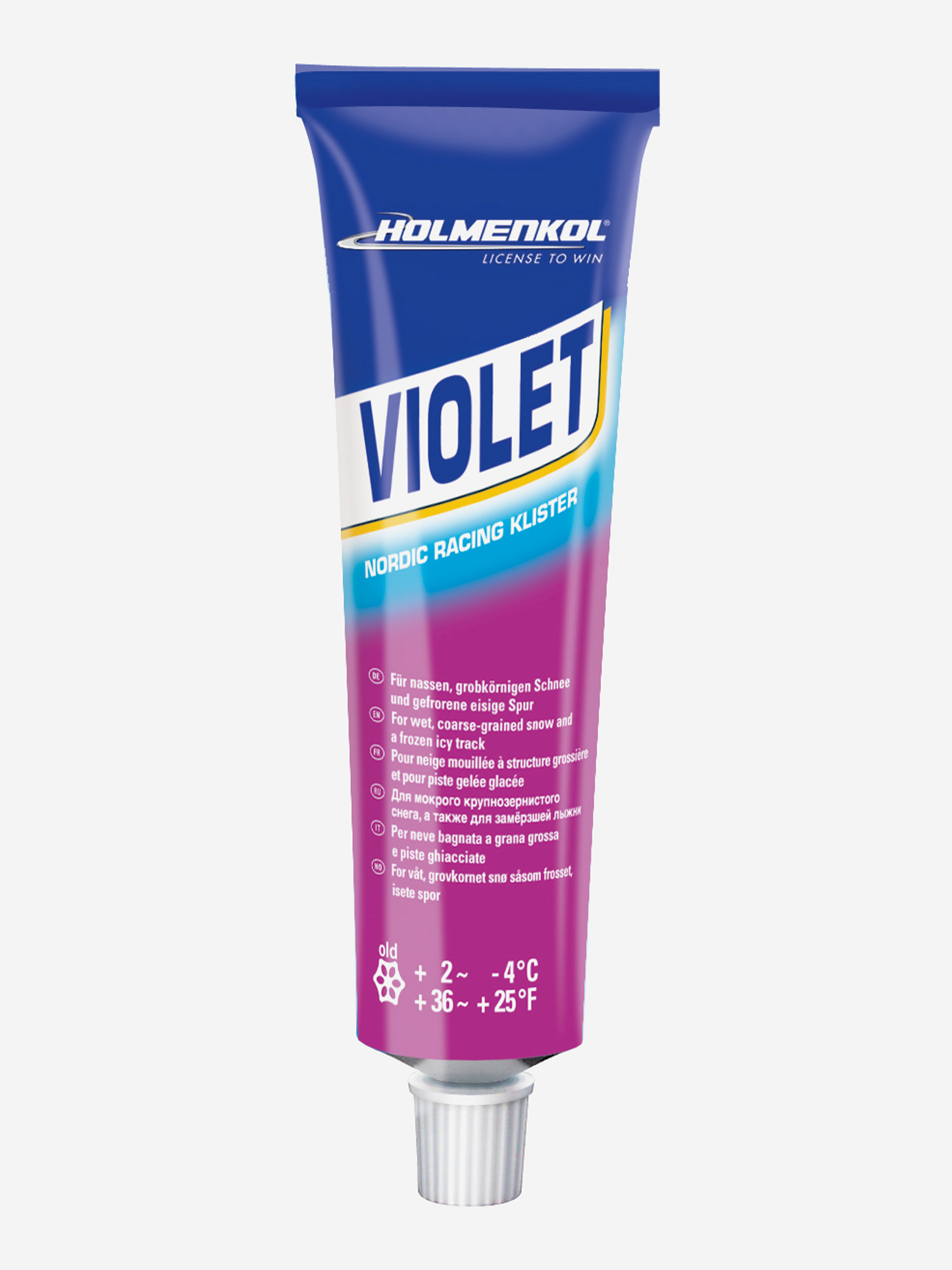 

Мазь держания для беговых лыж HOLMENKOL Klister Violet, Фиолетовый