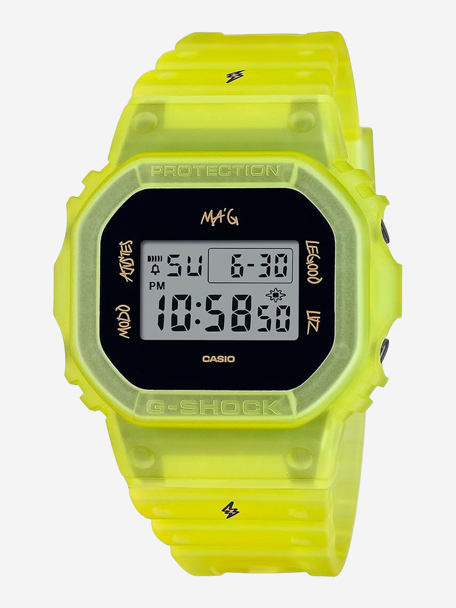 

Спортивные часы CASIO DWE-5600JB-1A9, Желтый