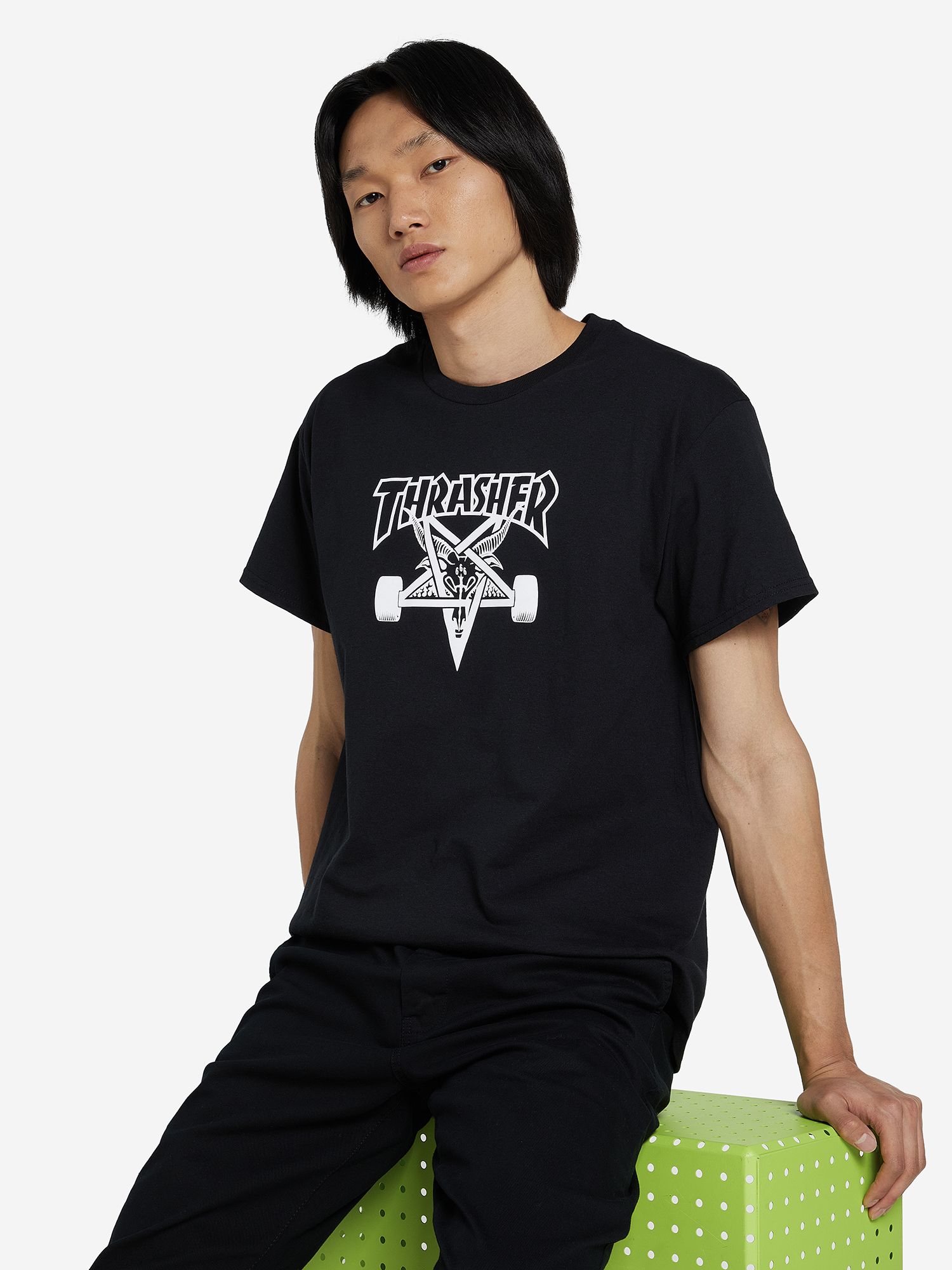 

Футболка мужская Thrasher Skate Goat, Черный