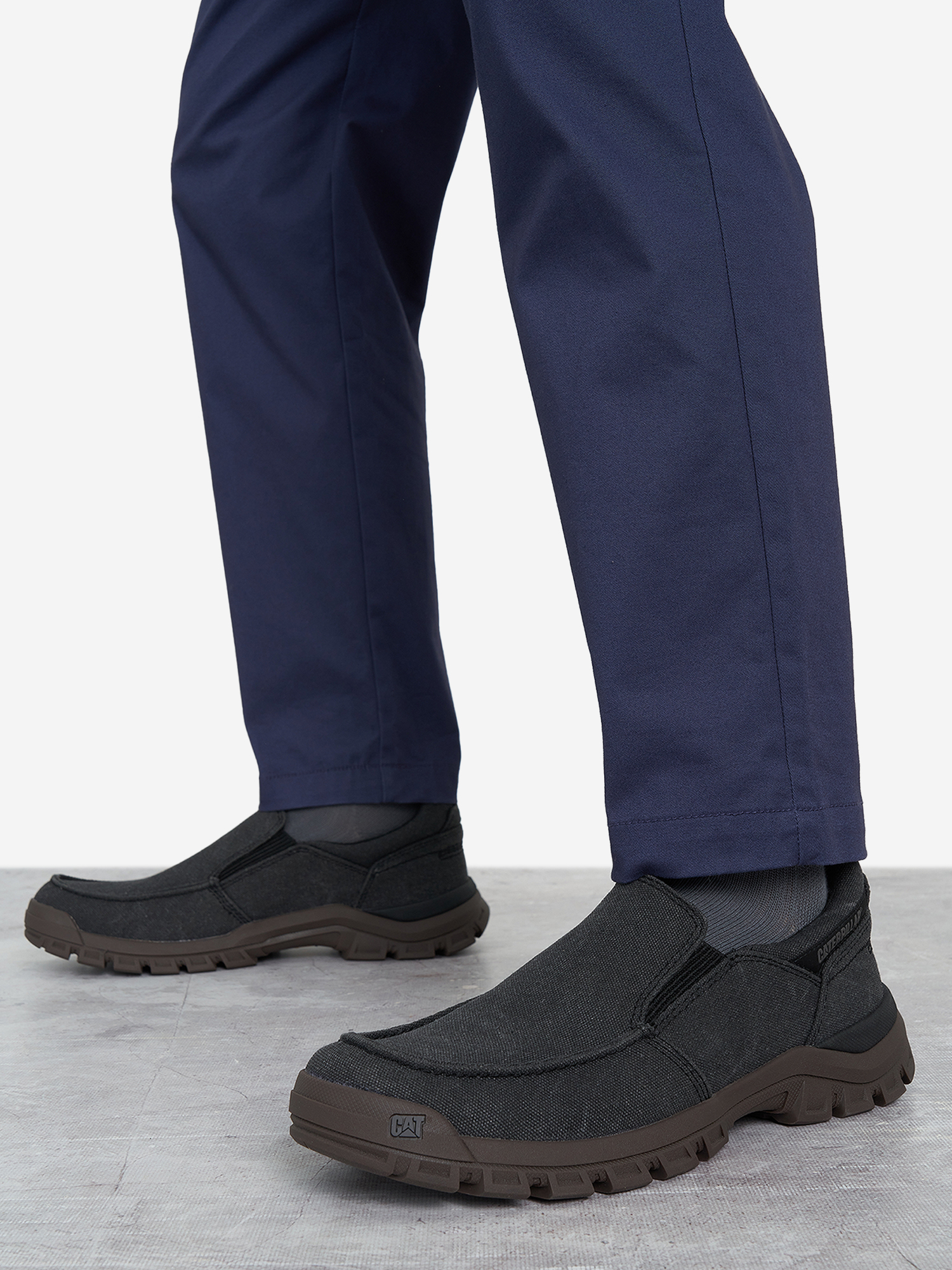 Слипоны мужские Caterpillar Threshold Slip On Canvas, Черный