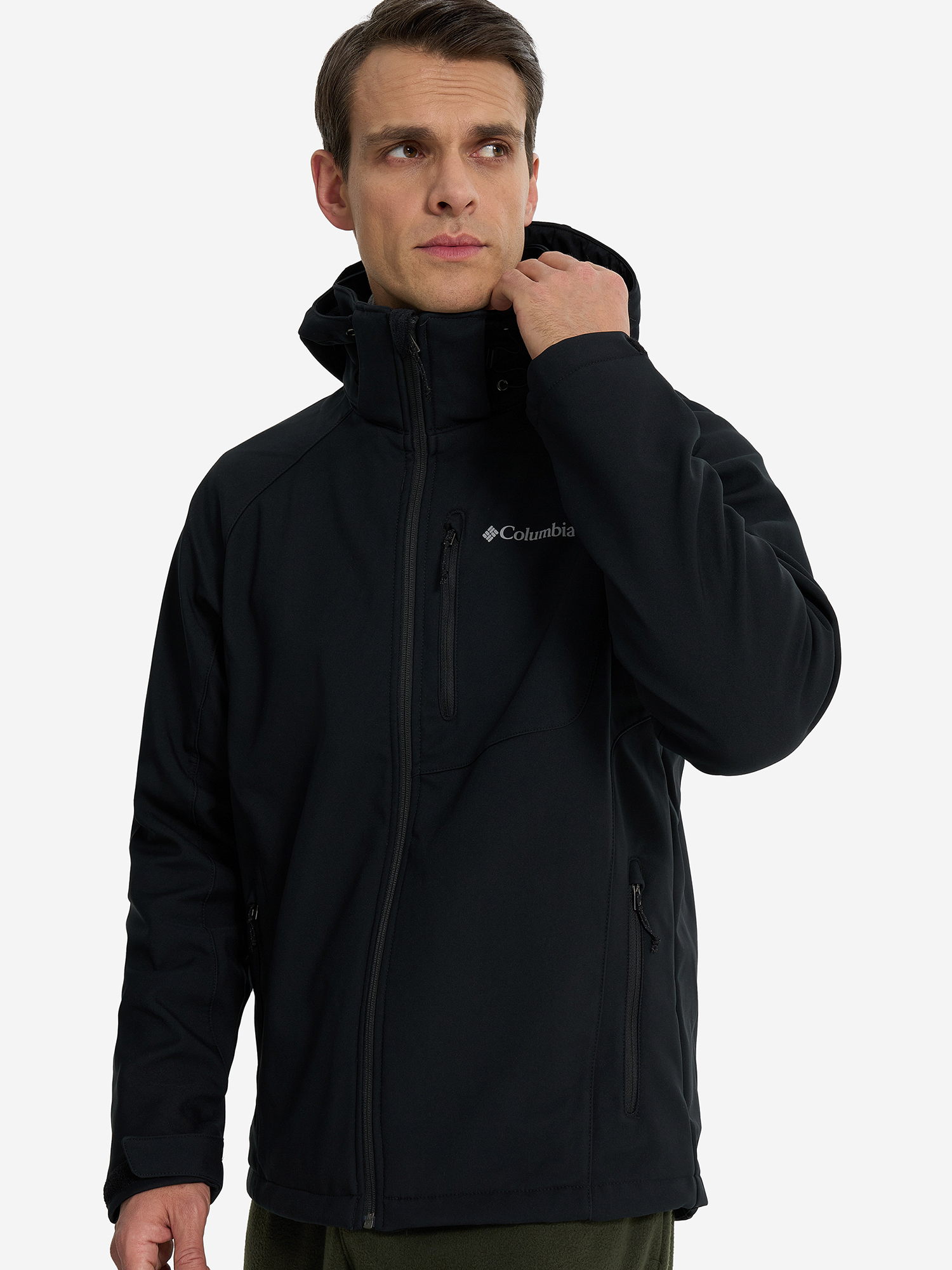 фото Куртка софтшелл мужская columbia cascade ridge iii softshell, черный