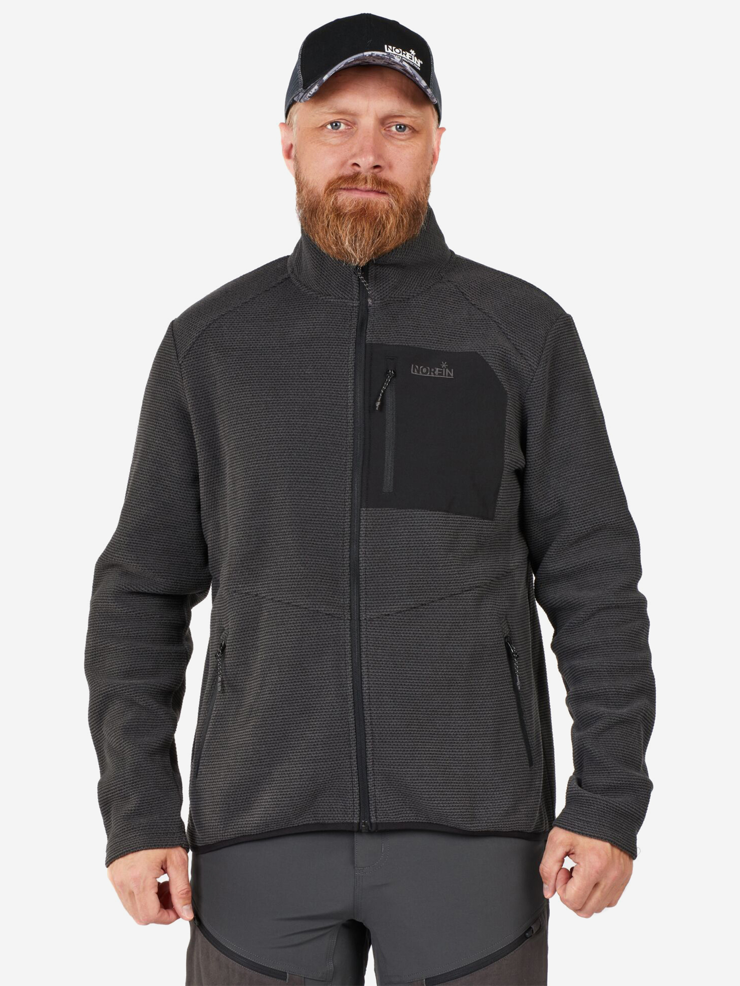 Изображение товара Толстовка флисовая Norfin ROCK для рыбалки и охоты