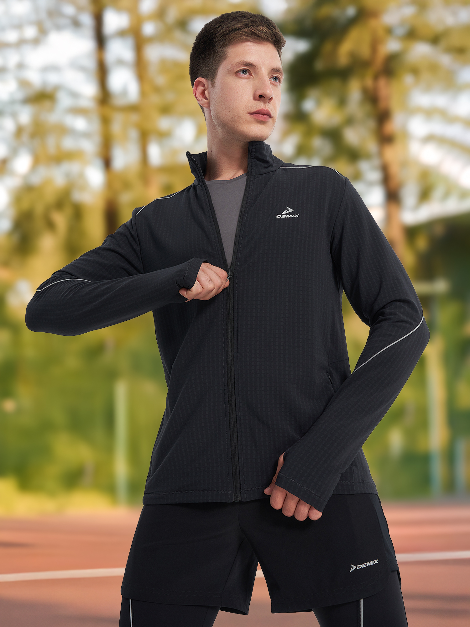 Ветровка мужская Demix, черный, арт. 136114dmx-99