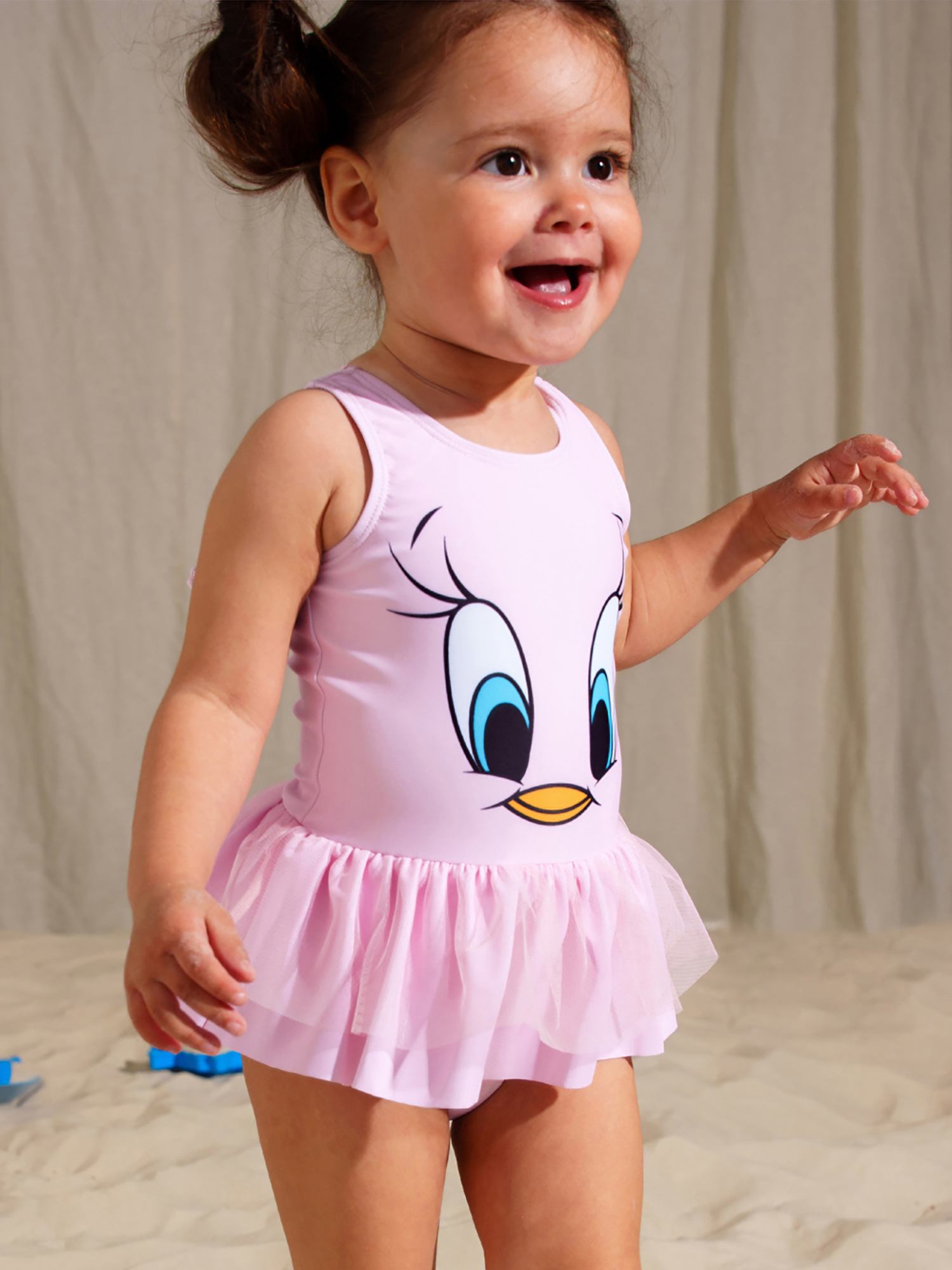 Изображение товара Купальник слитный для девочек PlayToday