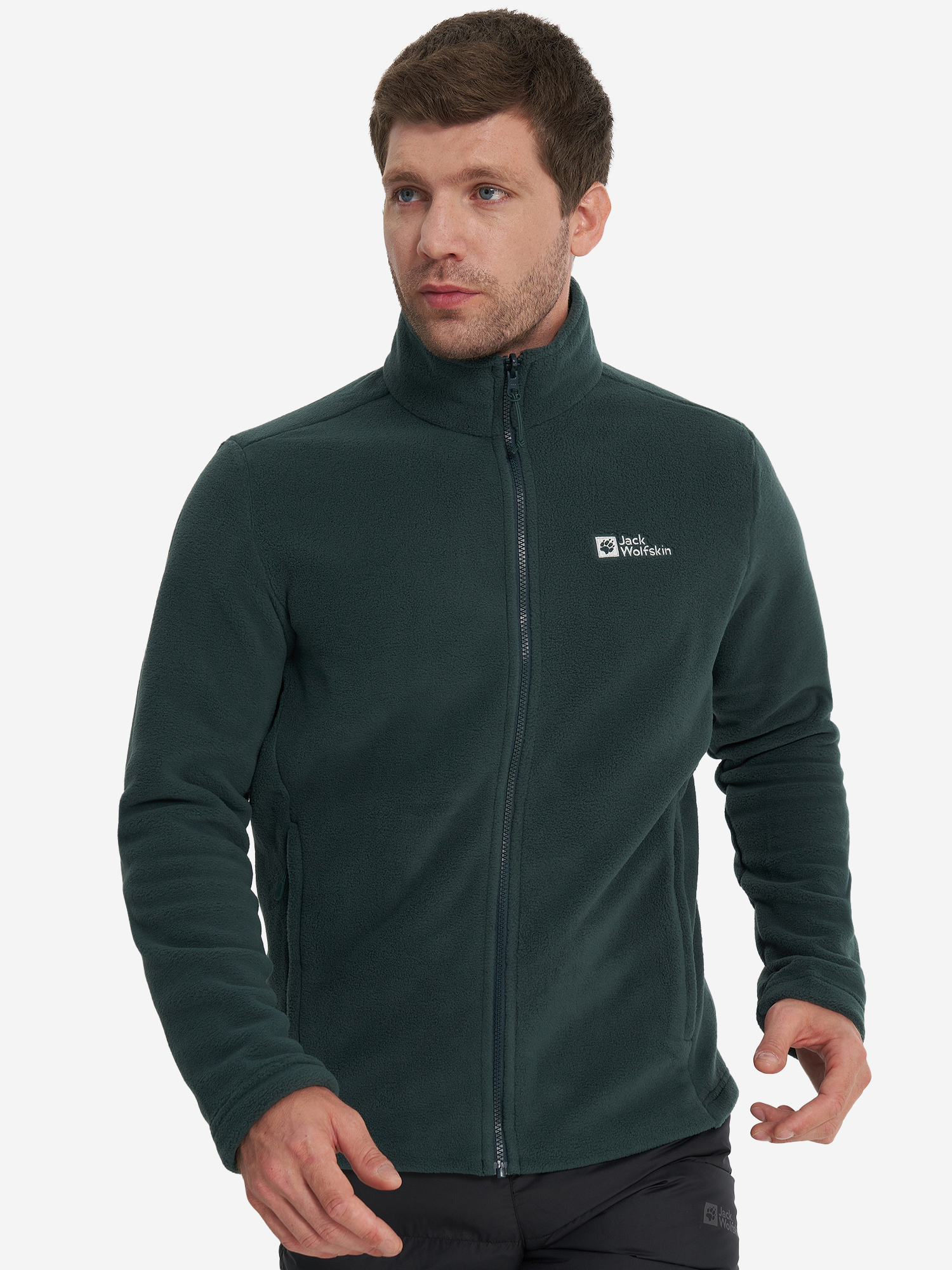 

Джемпер флисовый мужской Jack Wolfskin Winterstein, Зеленый