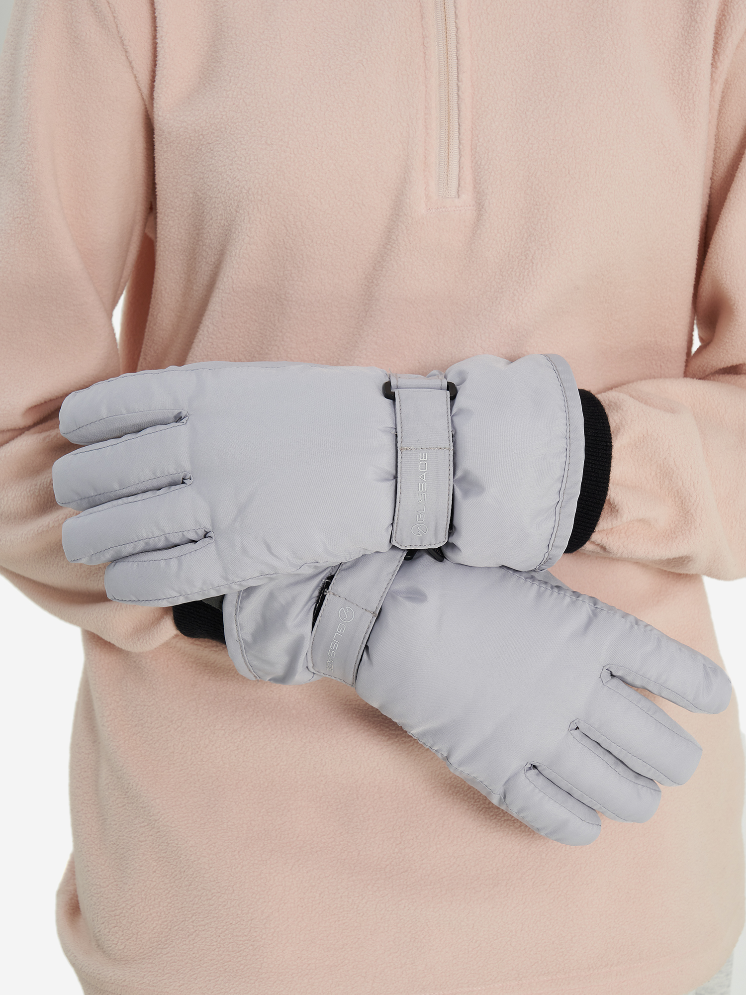 

Перчатки для девочек Glissade, Серый