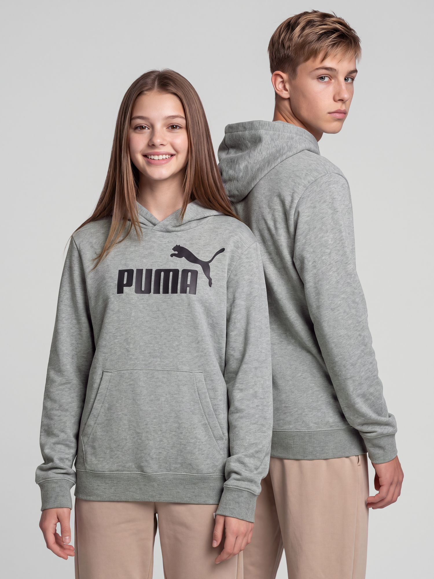 Худи детское PUMA No. 1 Logo, Серый