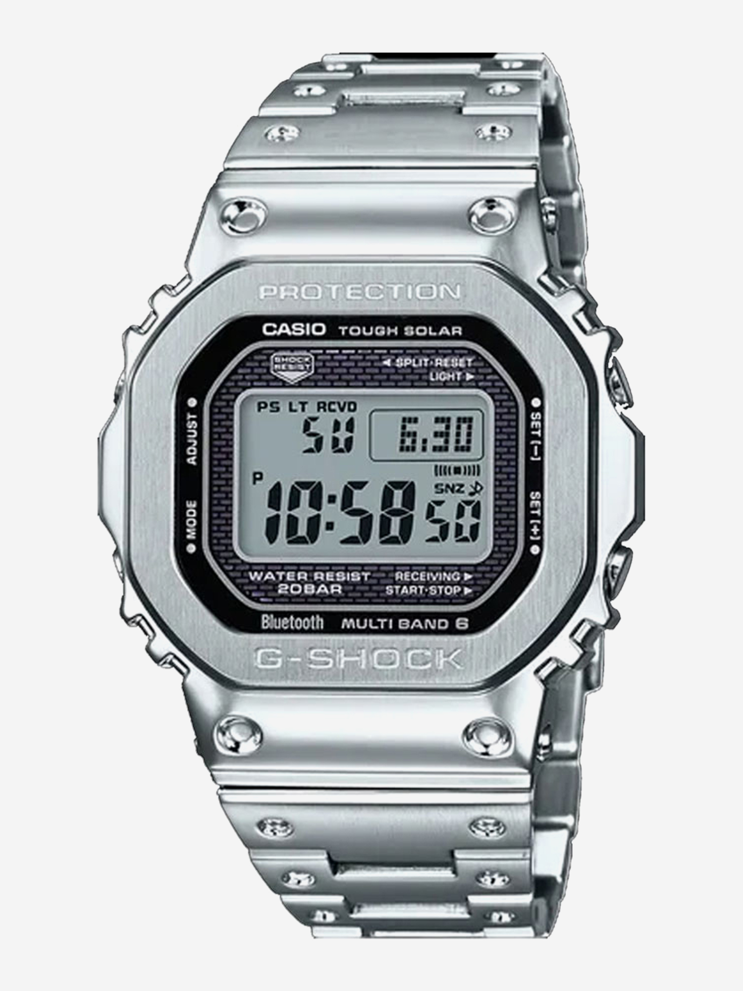 

Наручные часы Casio G-SHOCK GMW-B5000D-1E, Серебряный