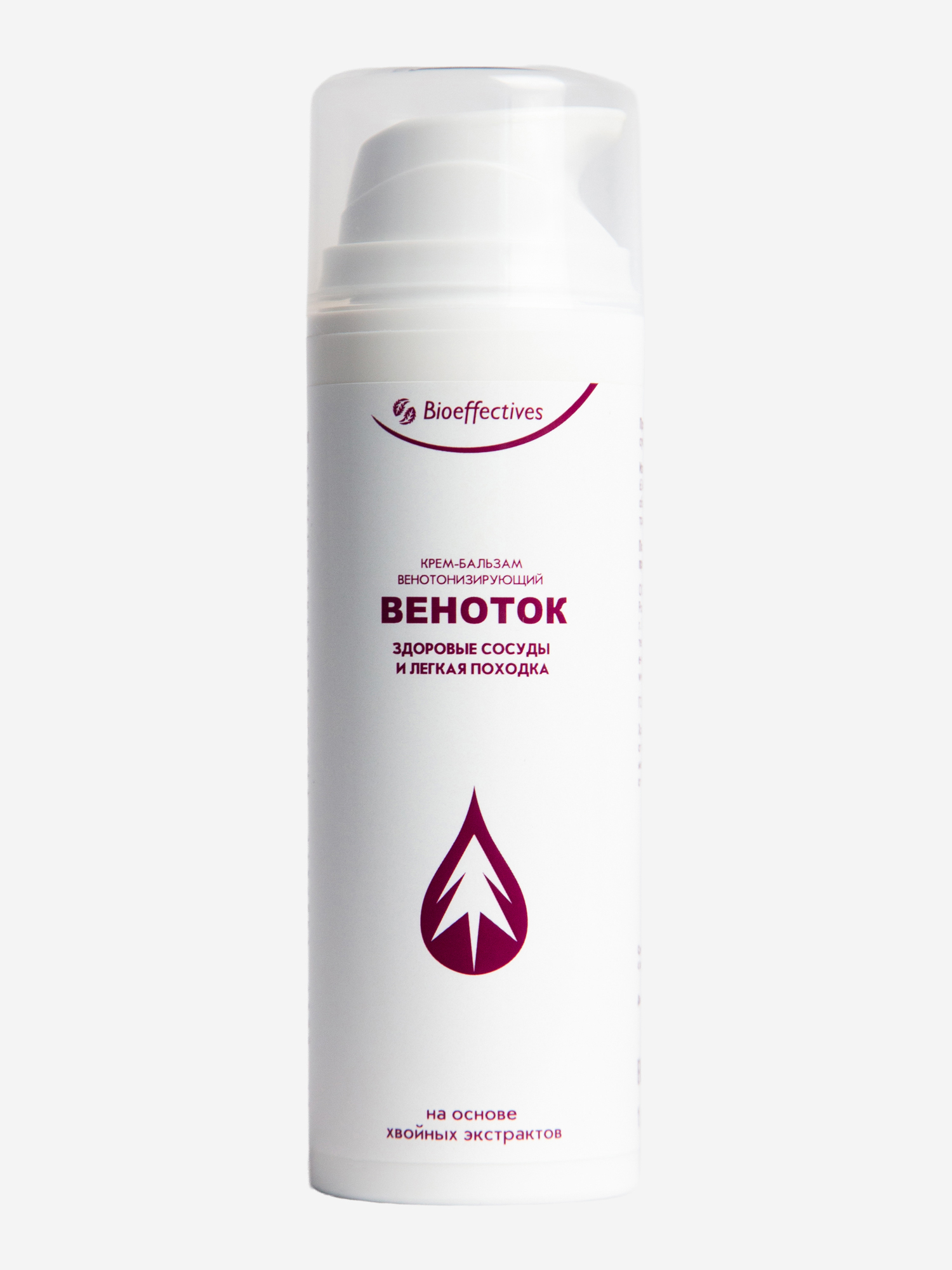 Изображение товара Крем-бальзам венотонизирующий Bioeffective Веноток на основе хвойных экстрактов, 150 мл.