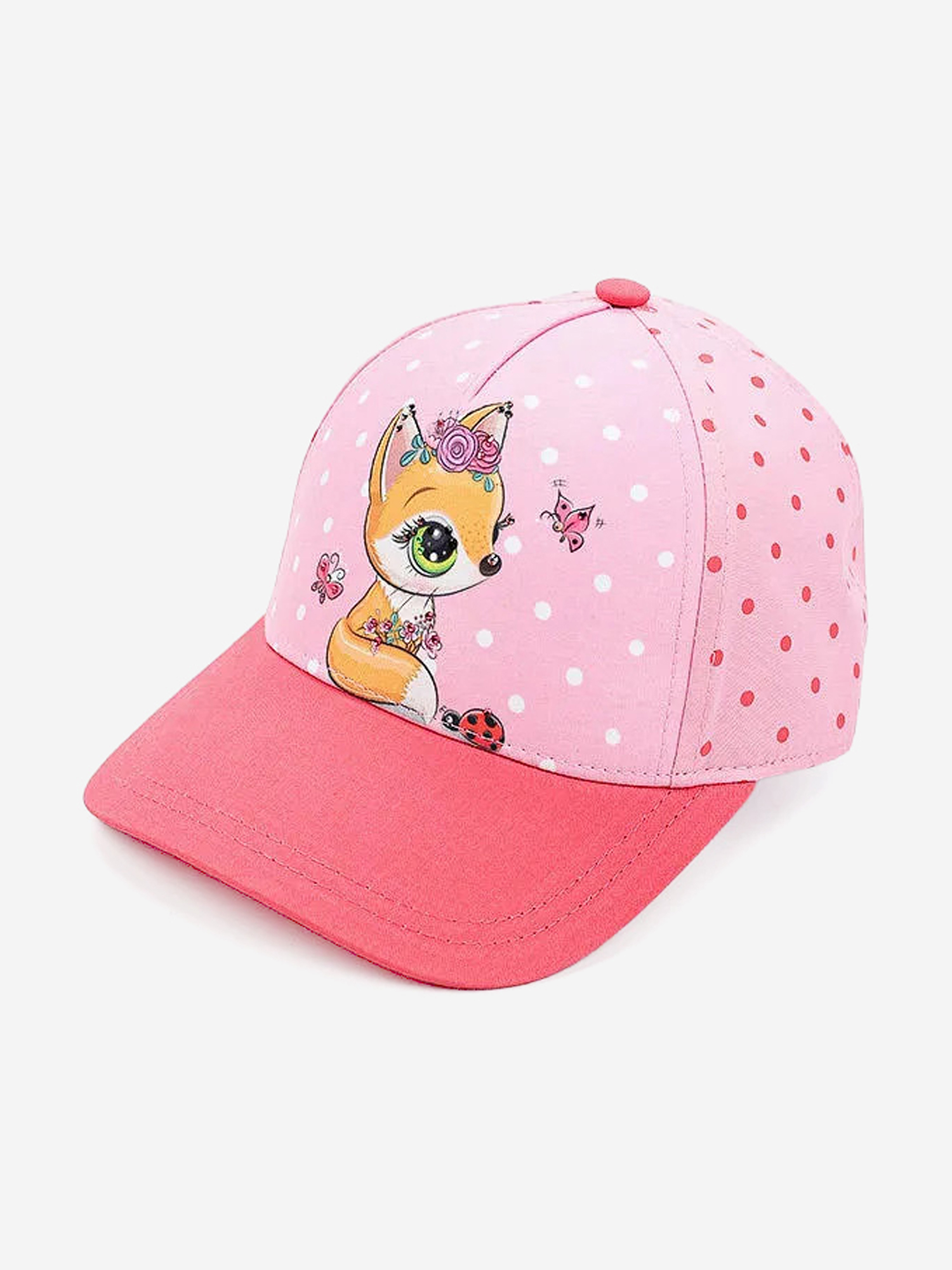 Изображение товара Бейсболка Totti для девочки — хлопок+полиэстер, изогнутый козырек
