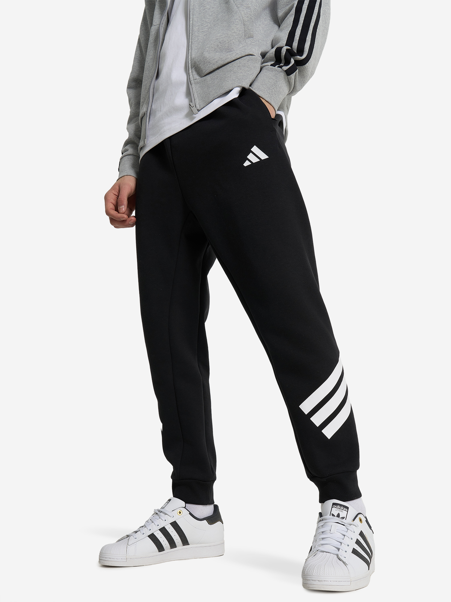 Брюки мужские adidas, Черный