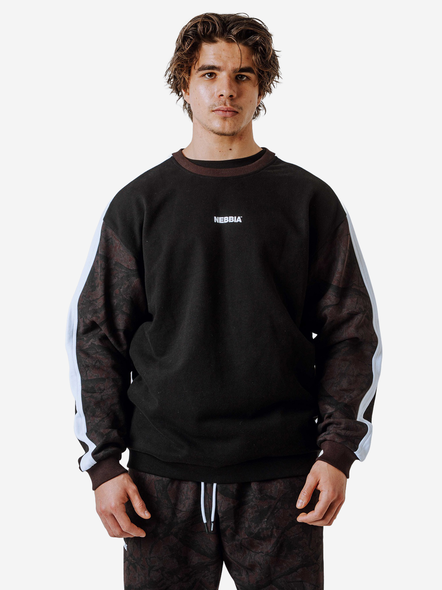 Изображение товара NEBBIA Relaxed Sweatshirt POWER 903 мужская толстовка 100 хлопок свободный крой