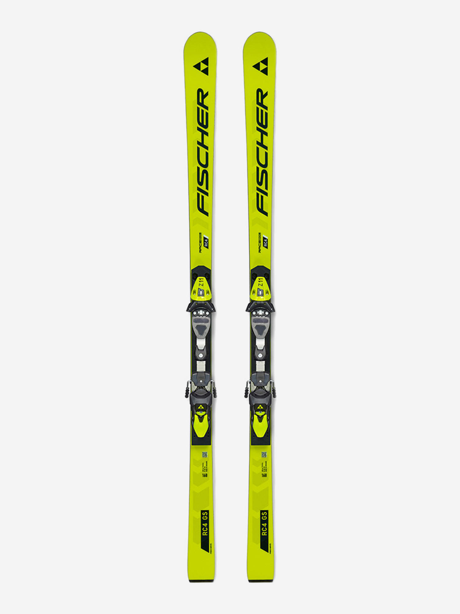 

Горные лыжи с креплениями Fischer RC4 WC GS JR M-Plate + RC4 Z11 FF 24/25, Желтый