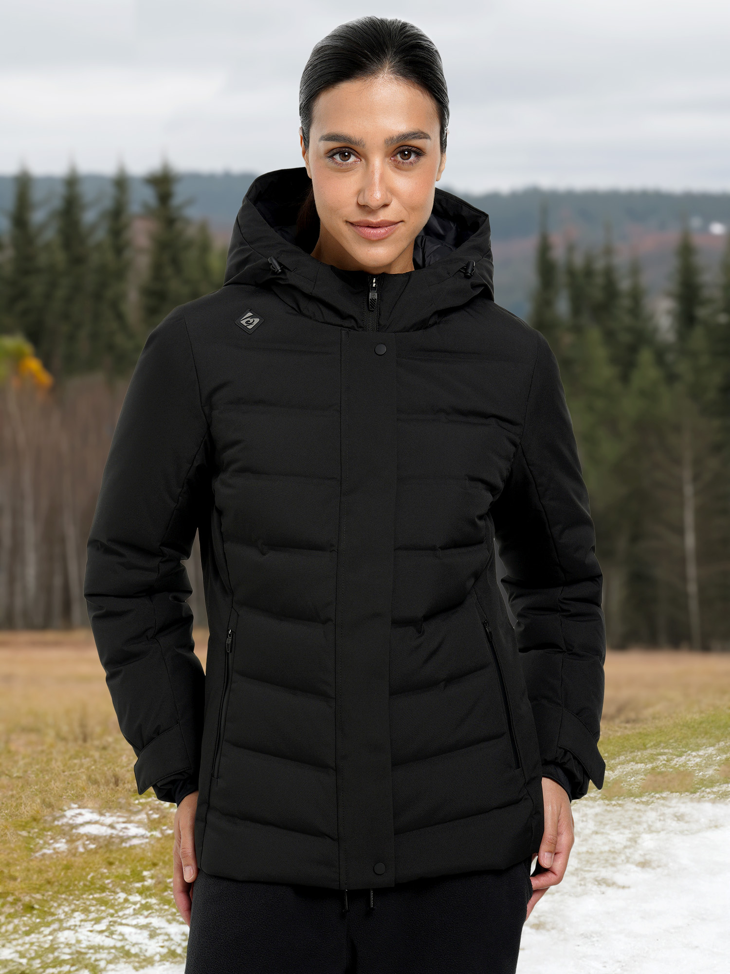 Пуховик женский Toread, черный, арт. 19610