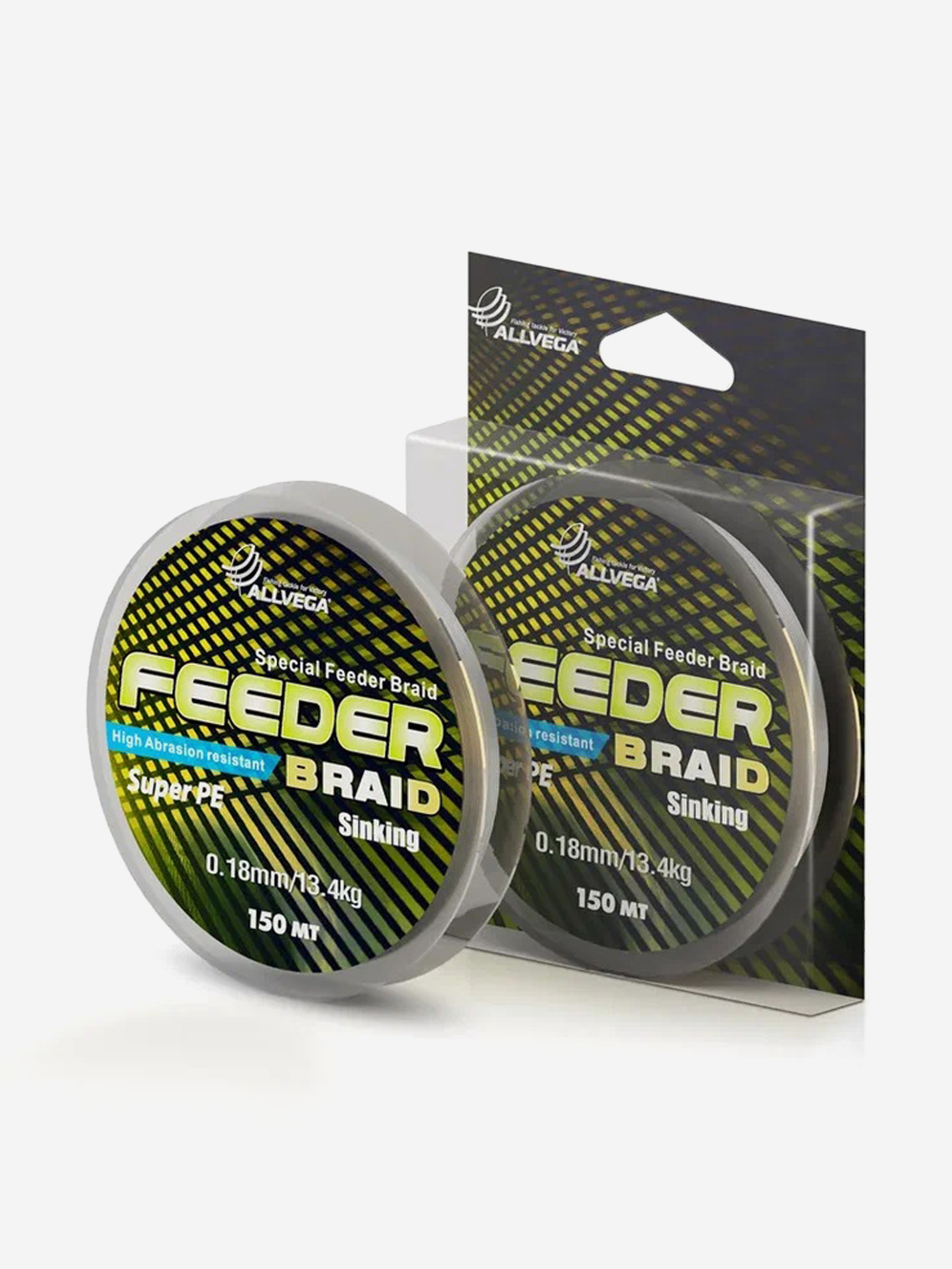 

Шнур плетёный ALLVEGA "Feeder Braid" 150м 0,18мм (13,4кг) тёмно-оливковый, Зеленый